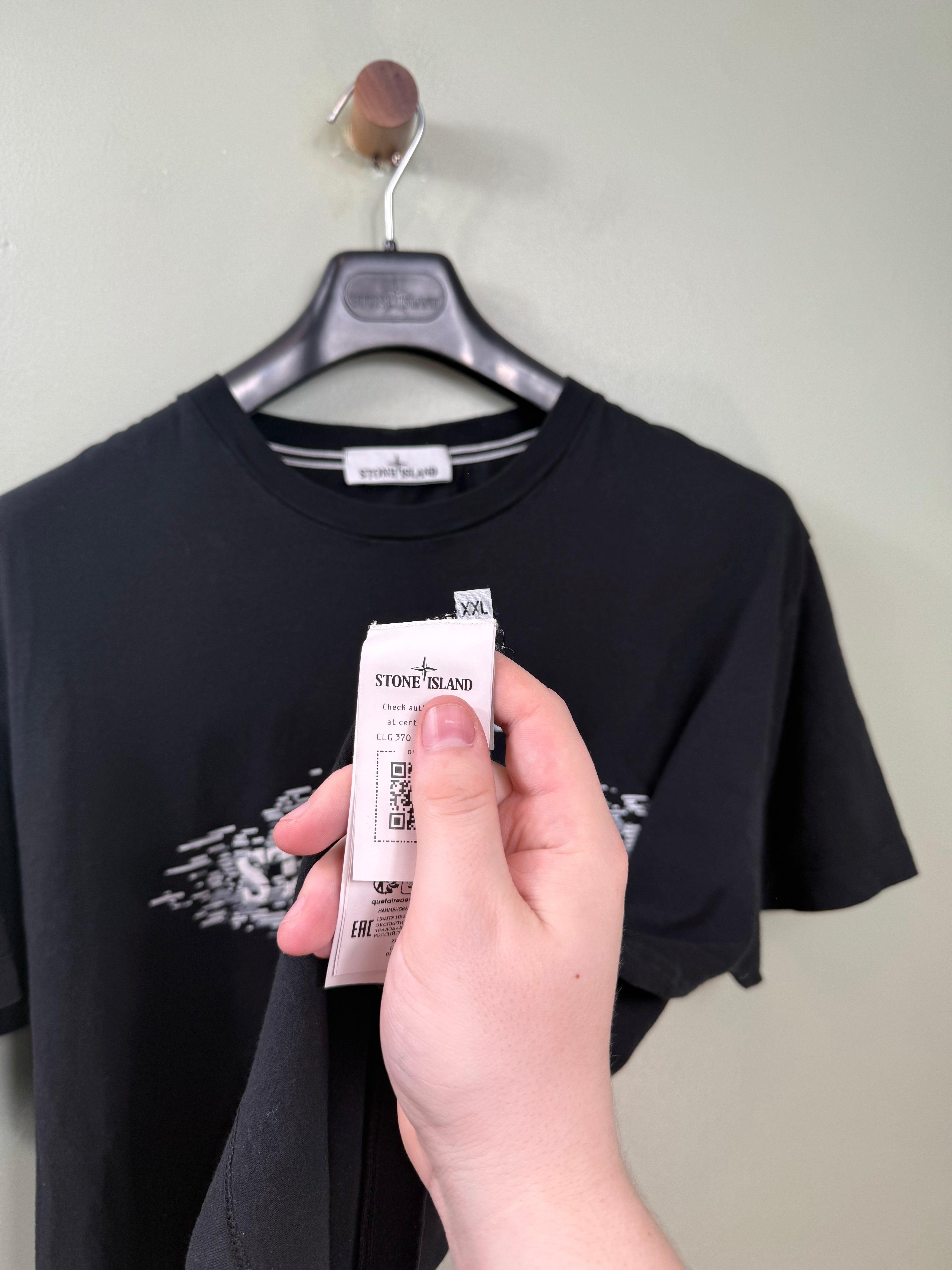 Stone Island Black T-Shirt