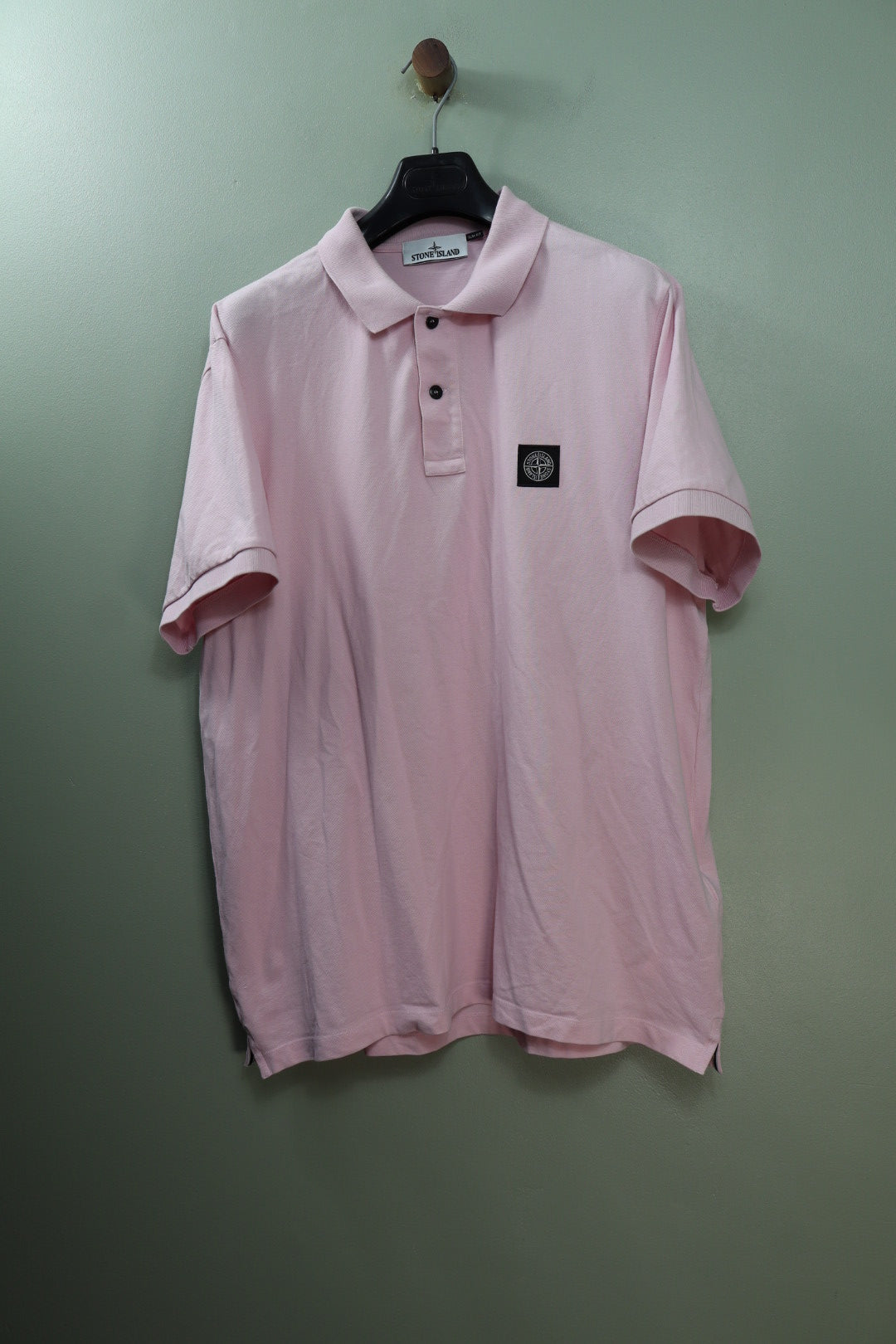 Stone Island Pink Slim Fit Polo