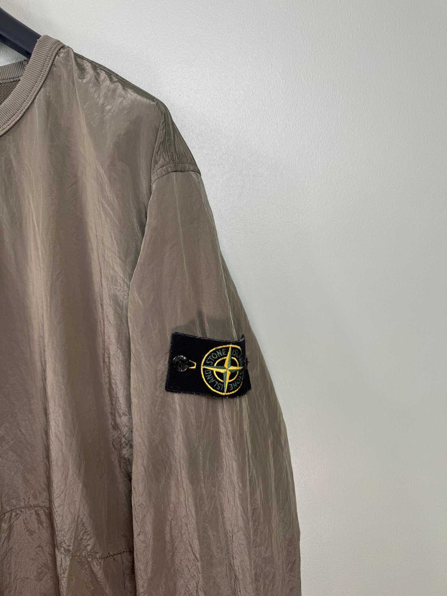 Stone Island Khaki Nylon Metal Jumper