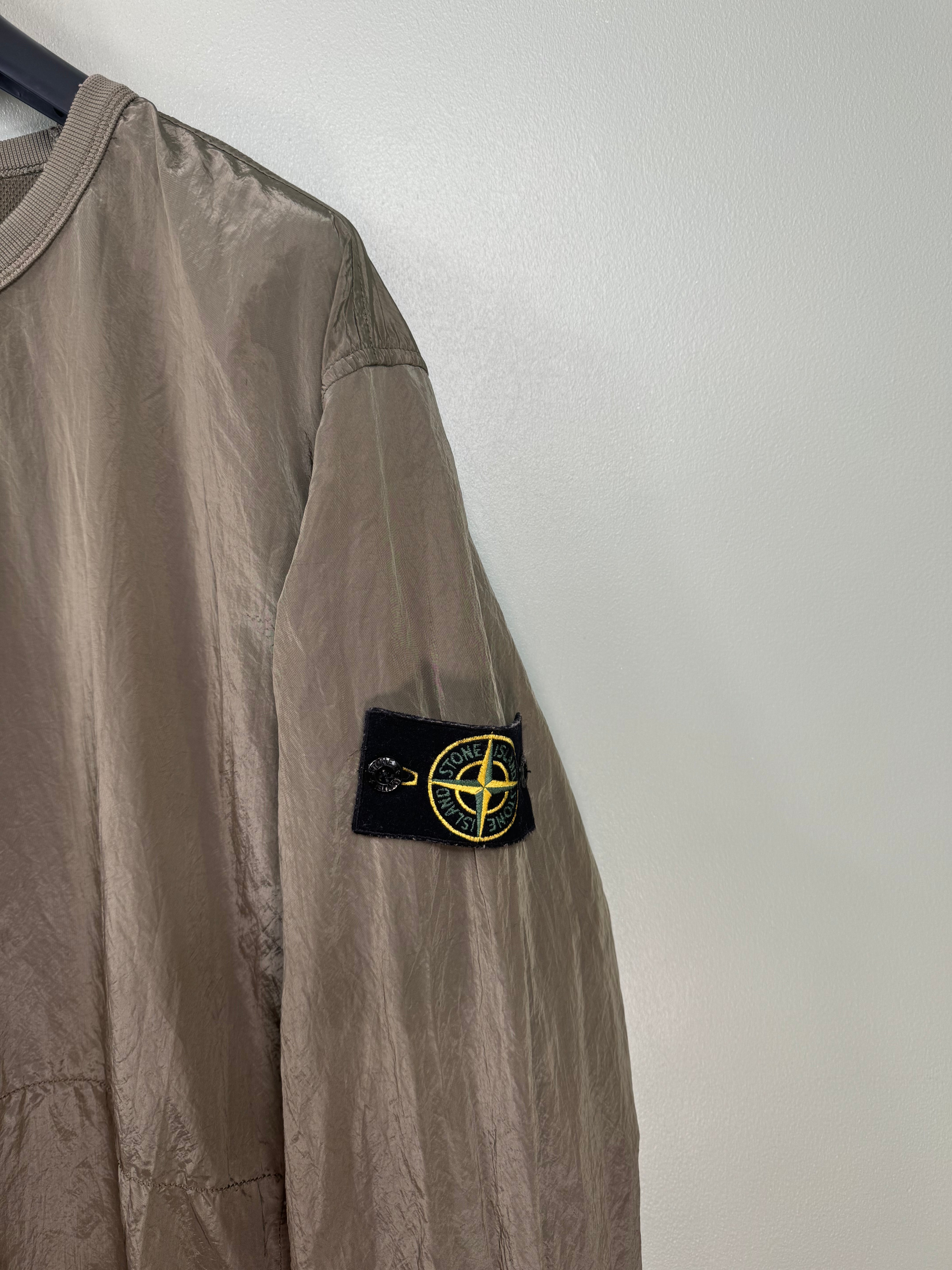 Stone Island Khaki Nylon Metal Jumper
