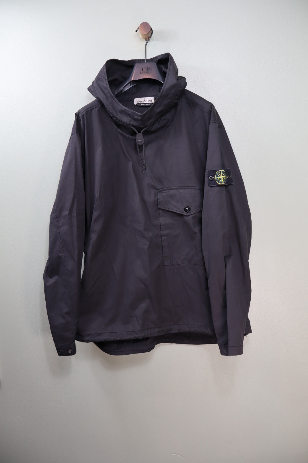 Stone Island Black Supima Smock