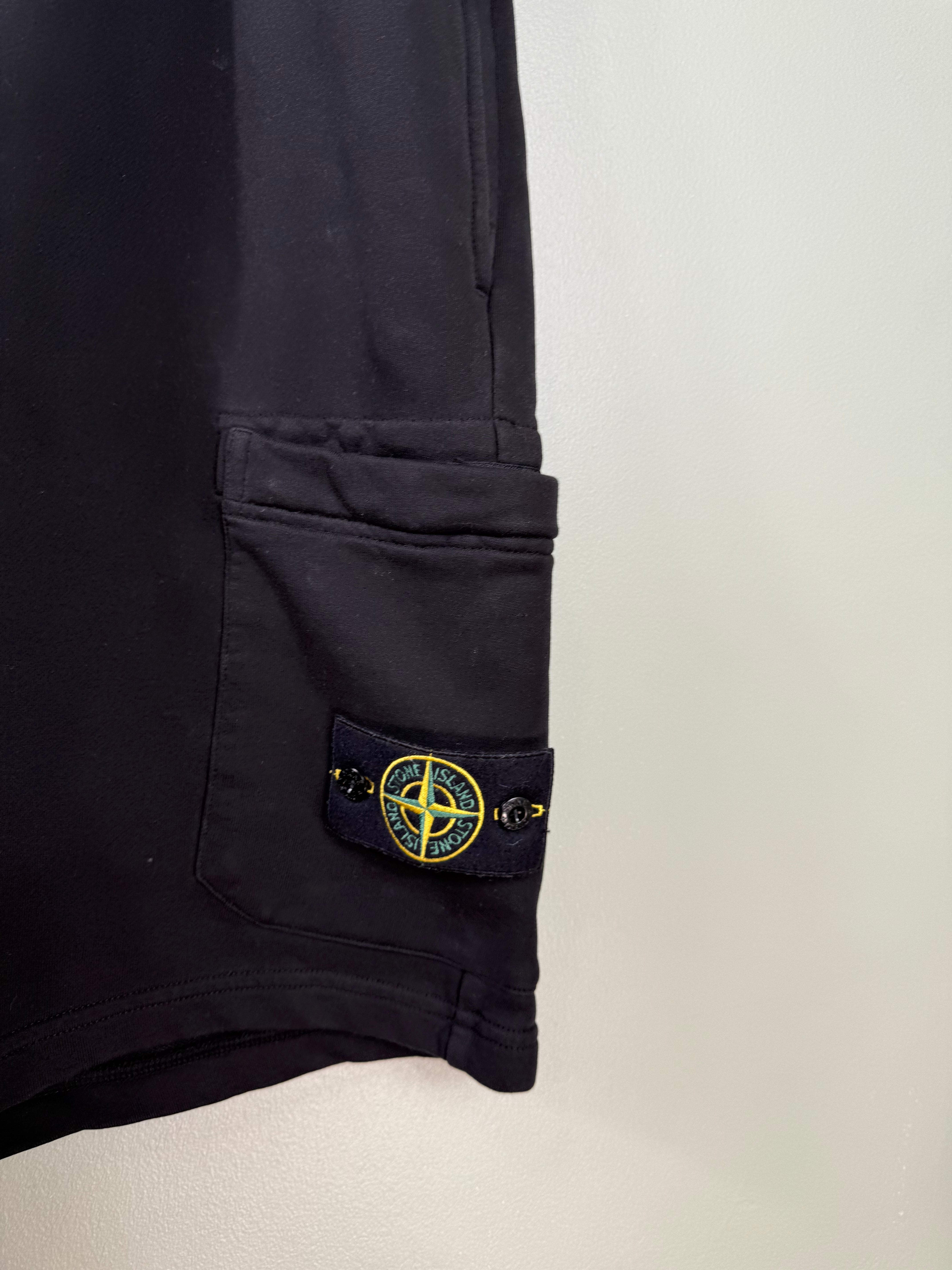 Stone Island Black Shorts