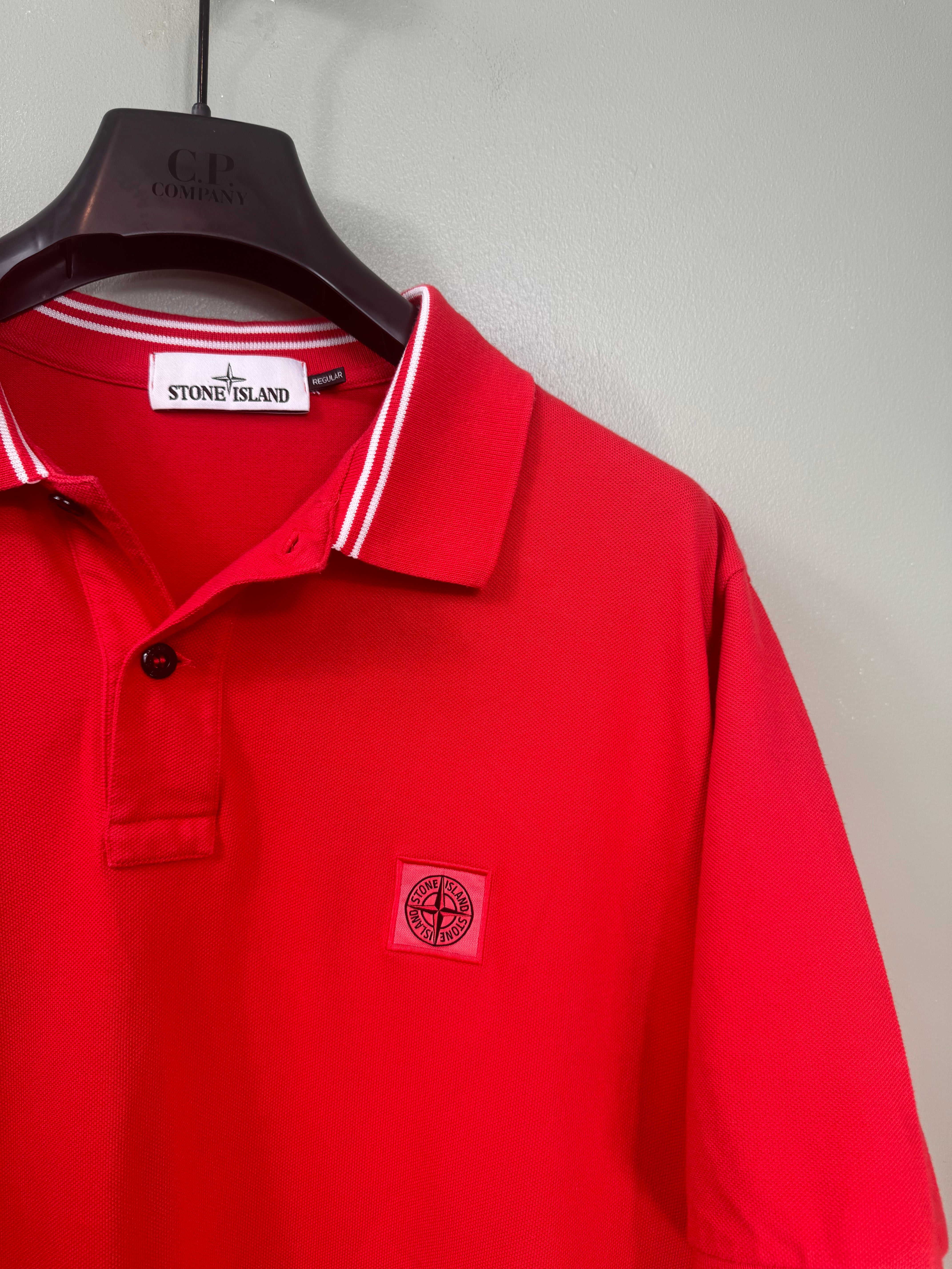 Stone Island Red Polo