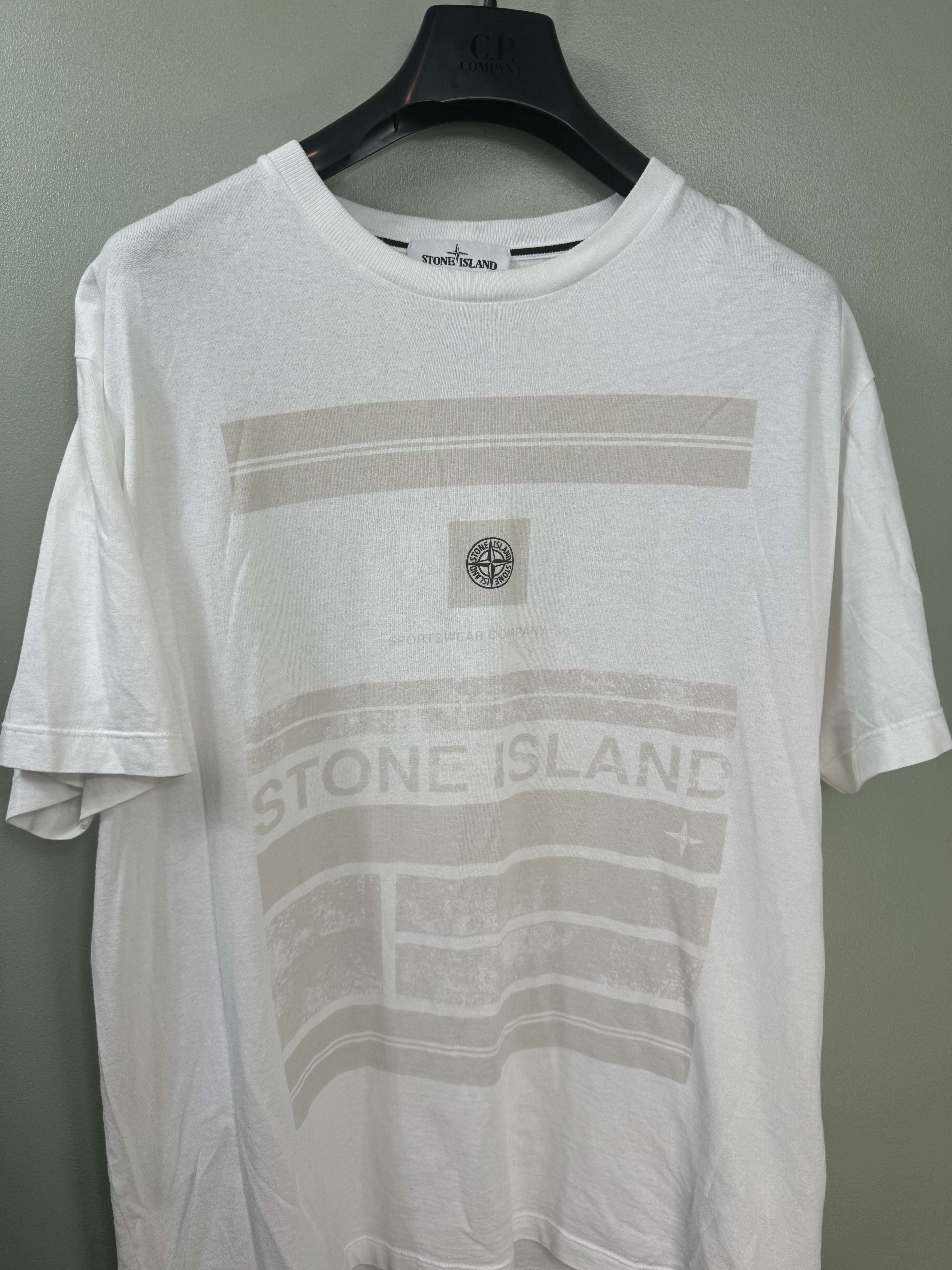 Stone Island White T-Shirt