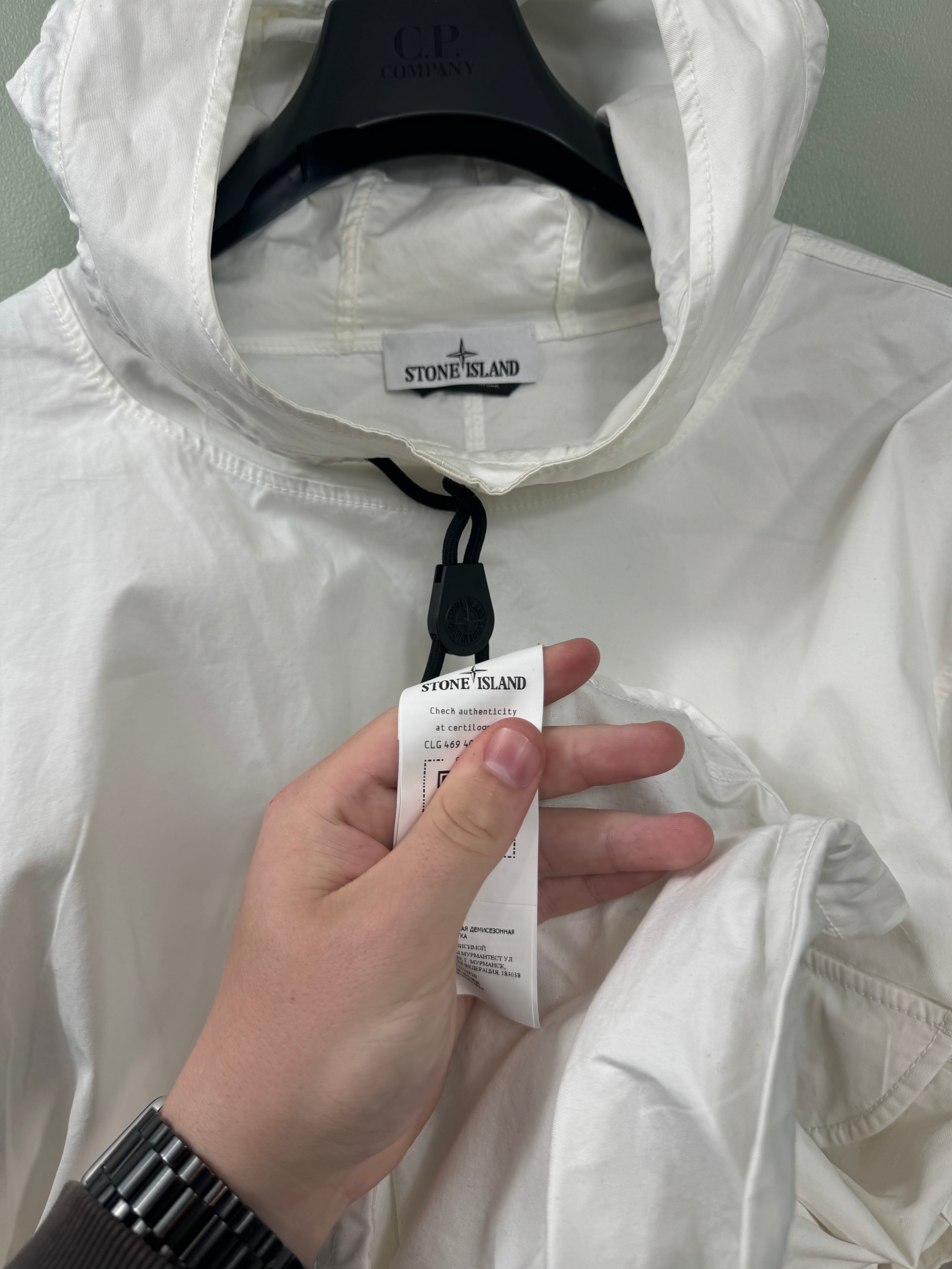 Stone Island White Smock