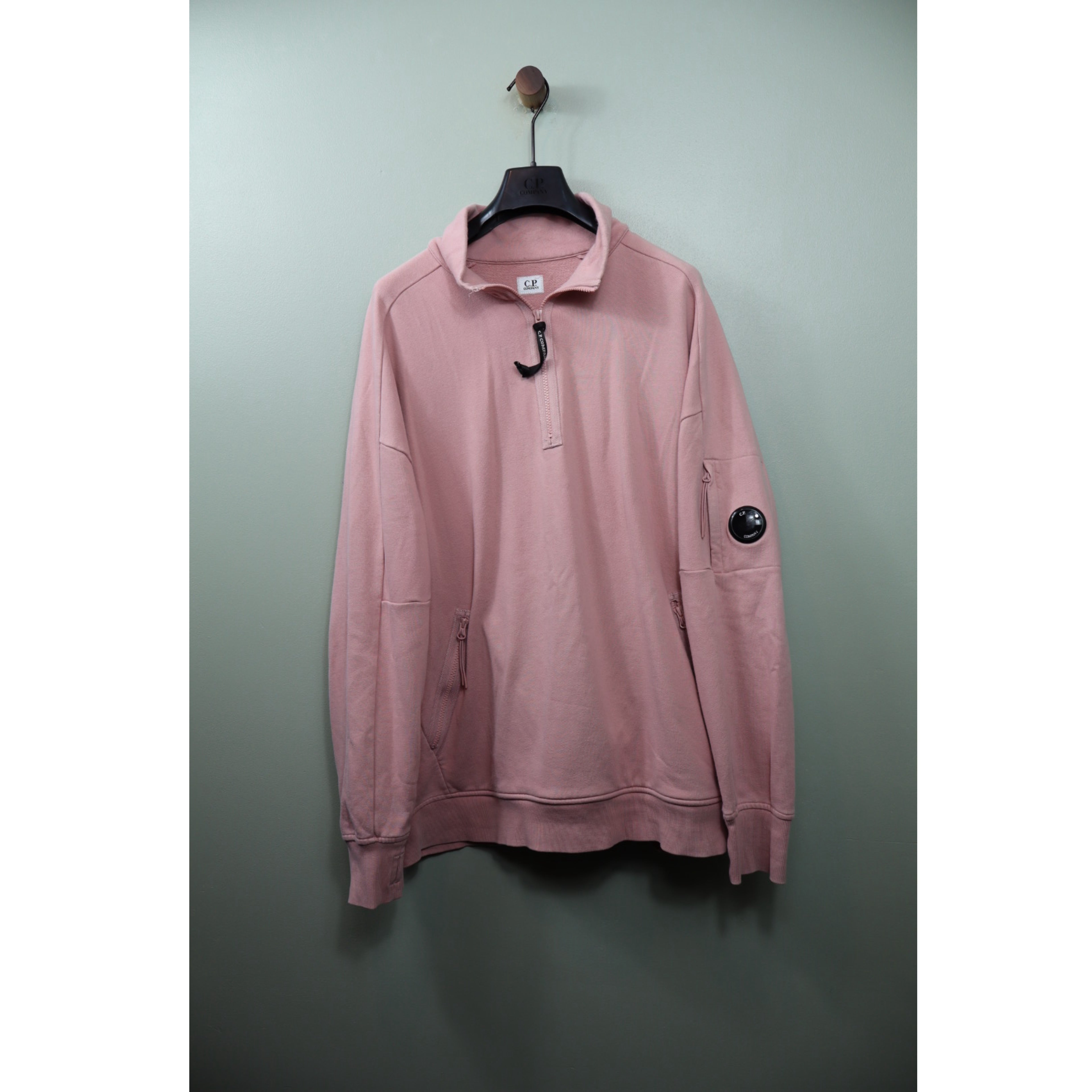 CP Company Pink 1/4 Zip Jumper