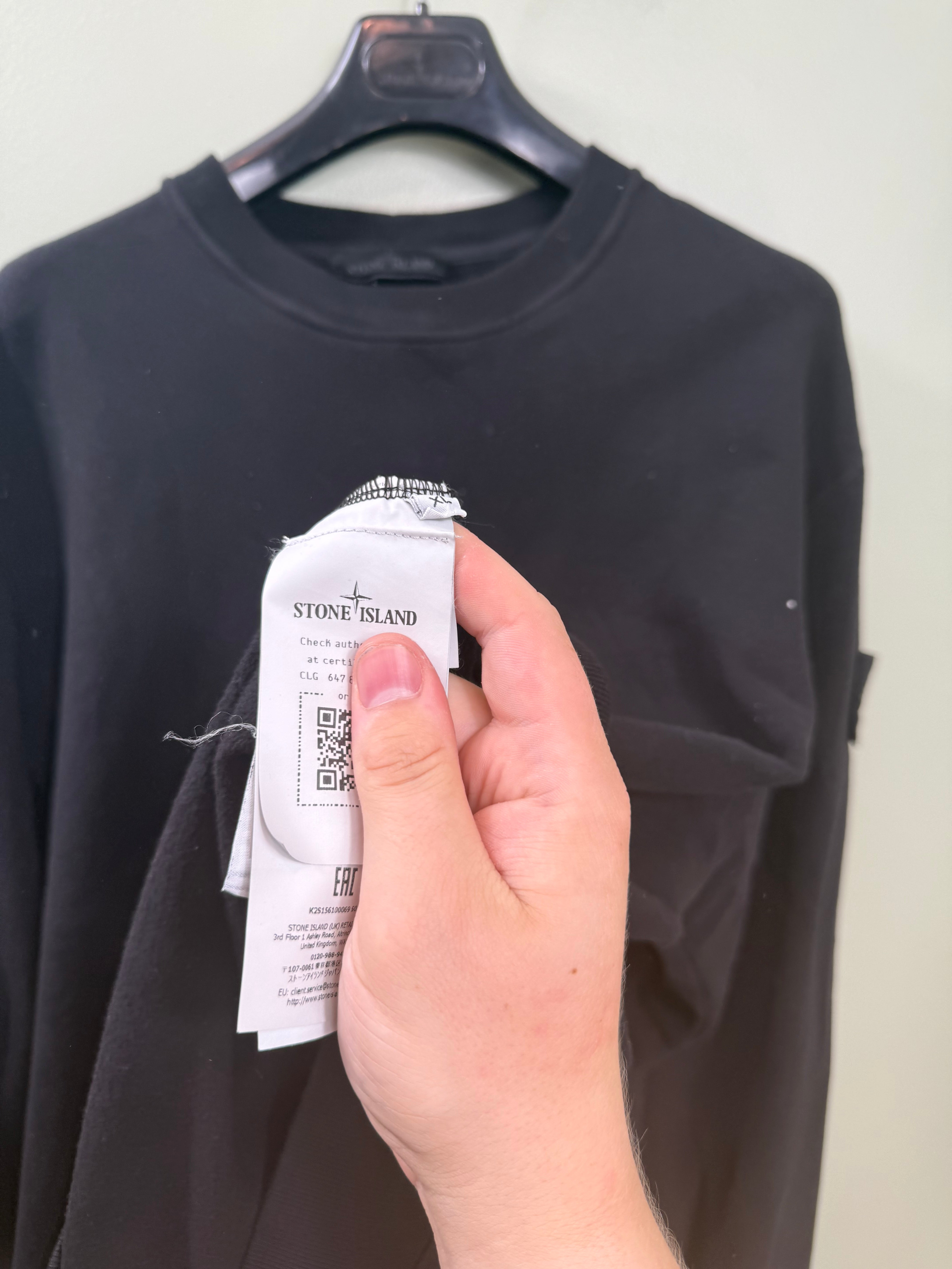 Stone Island Black Ghost Jumper