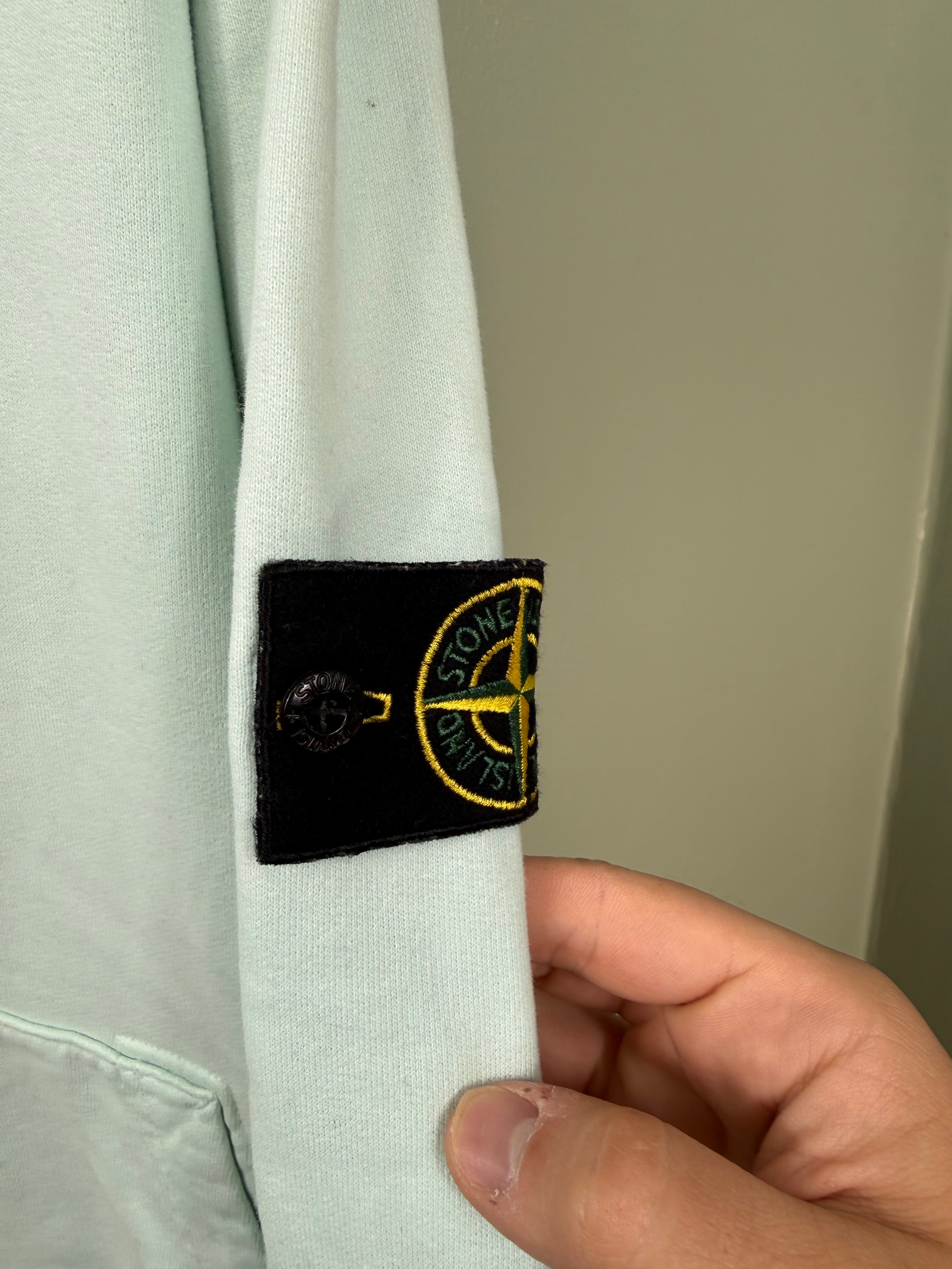 Stone Island Mint Green Hoodie