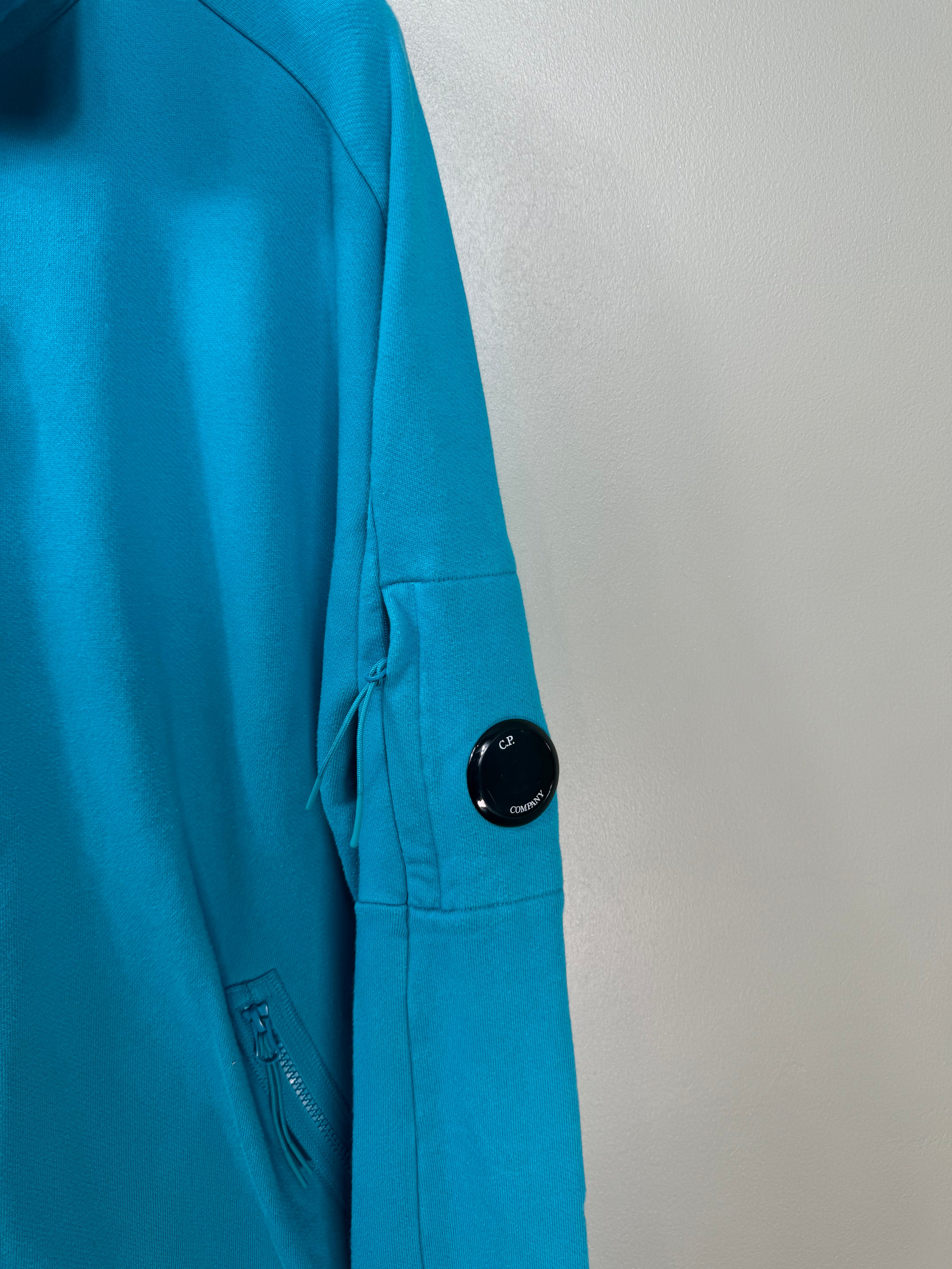 C.P. Company Aqua Blue 1/4 Zip Jumper