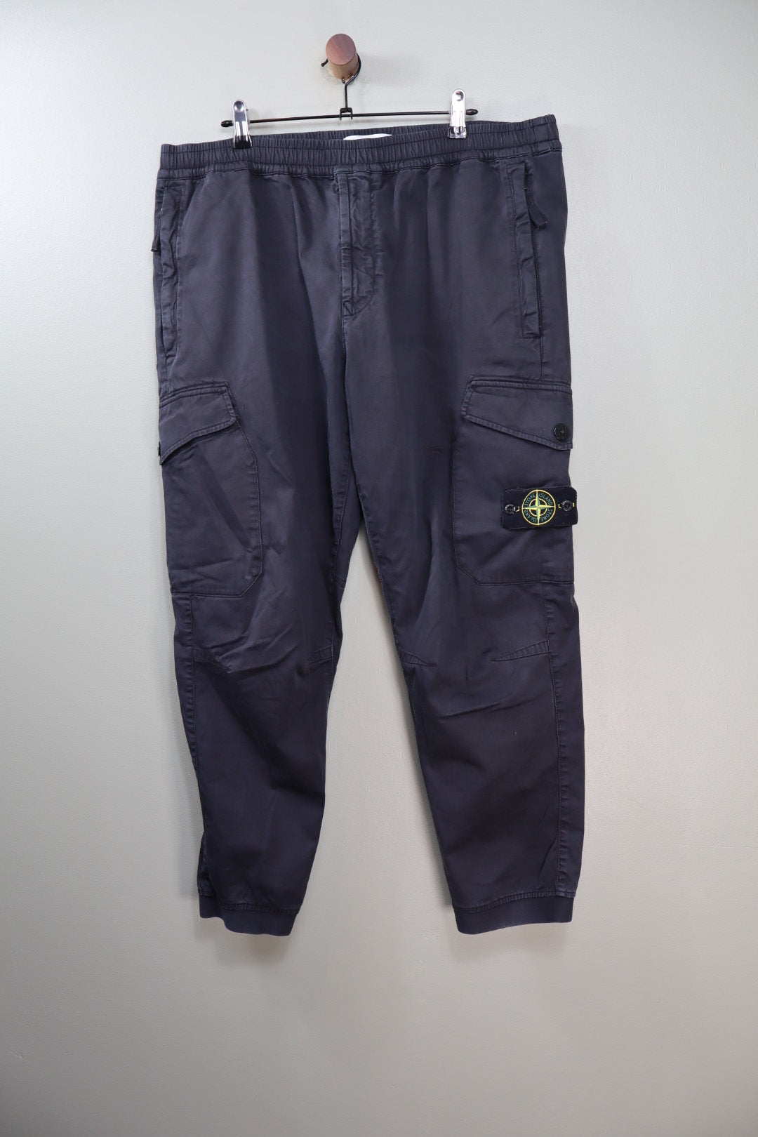 Stone Island Black RE-T Cargo Bottoms