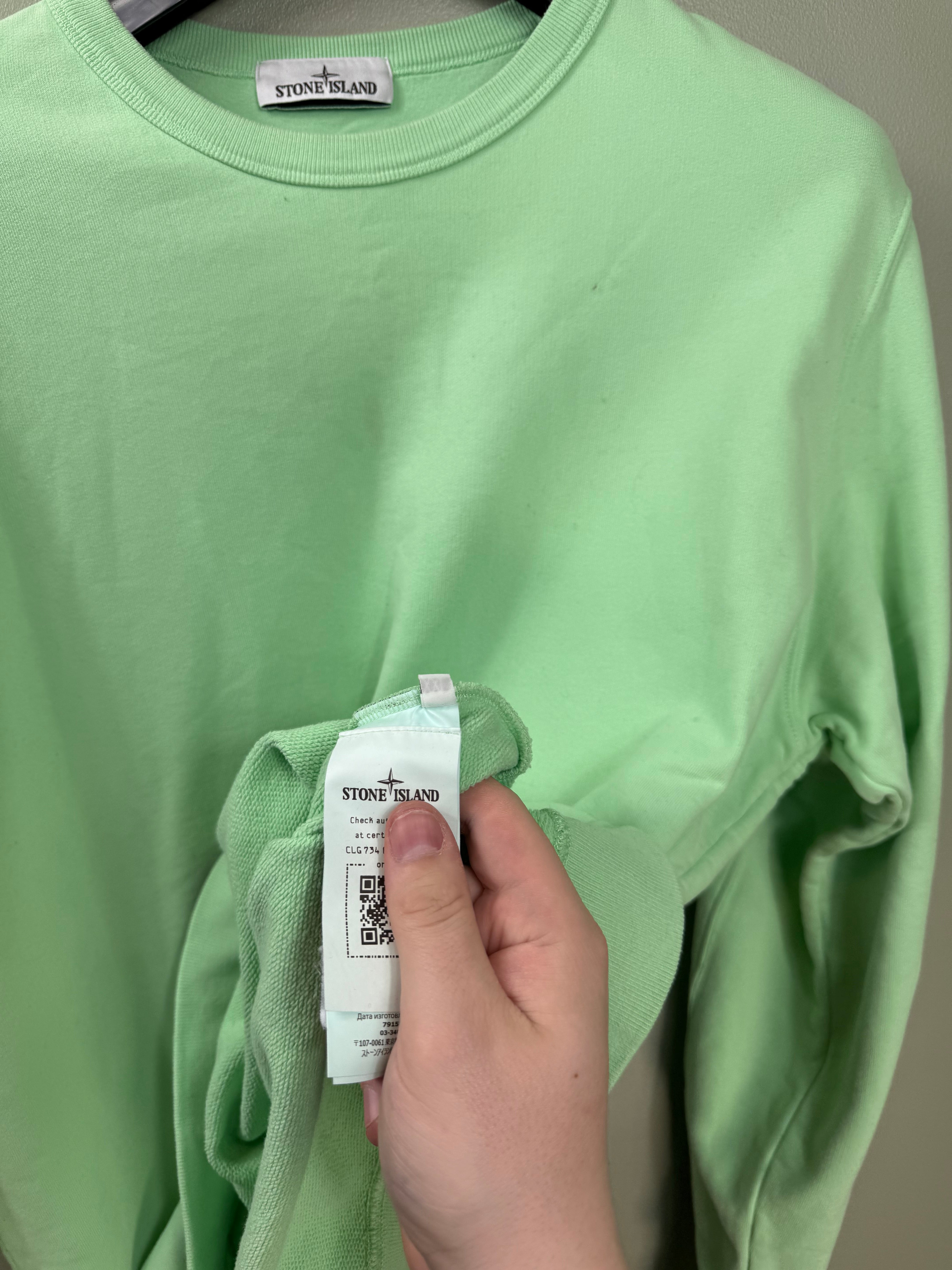 Stone Island Green Jumper