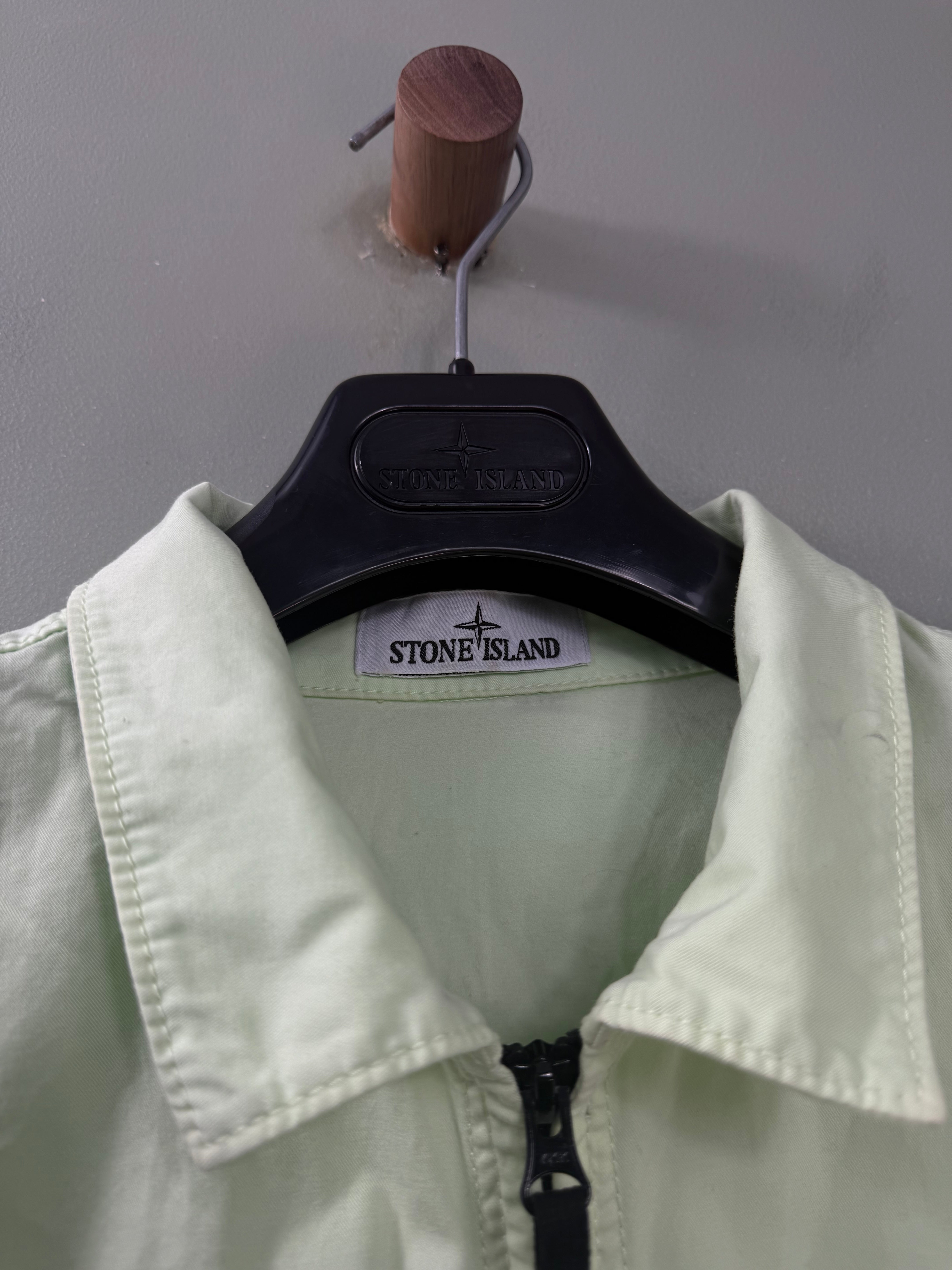 Stone Island Lime Overshirt