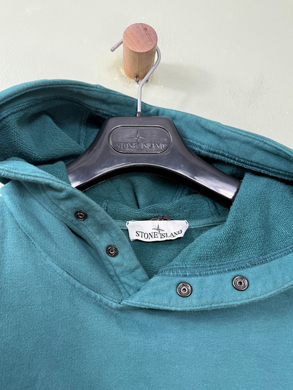 Stone Island Teal Green Hoodie