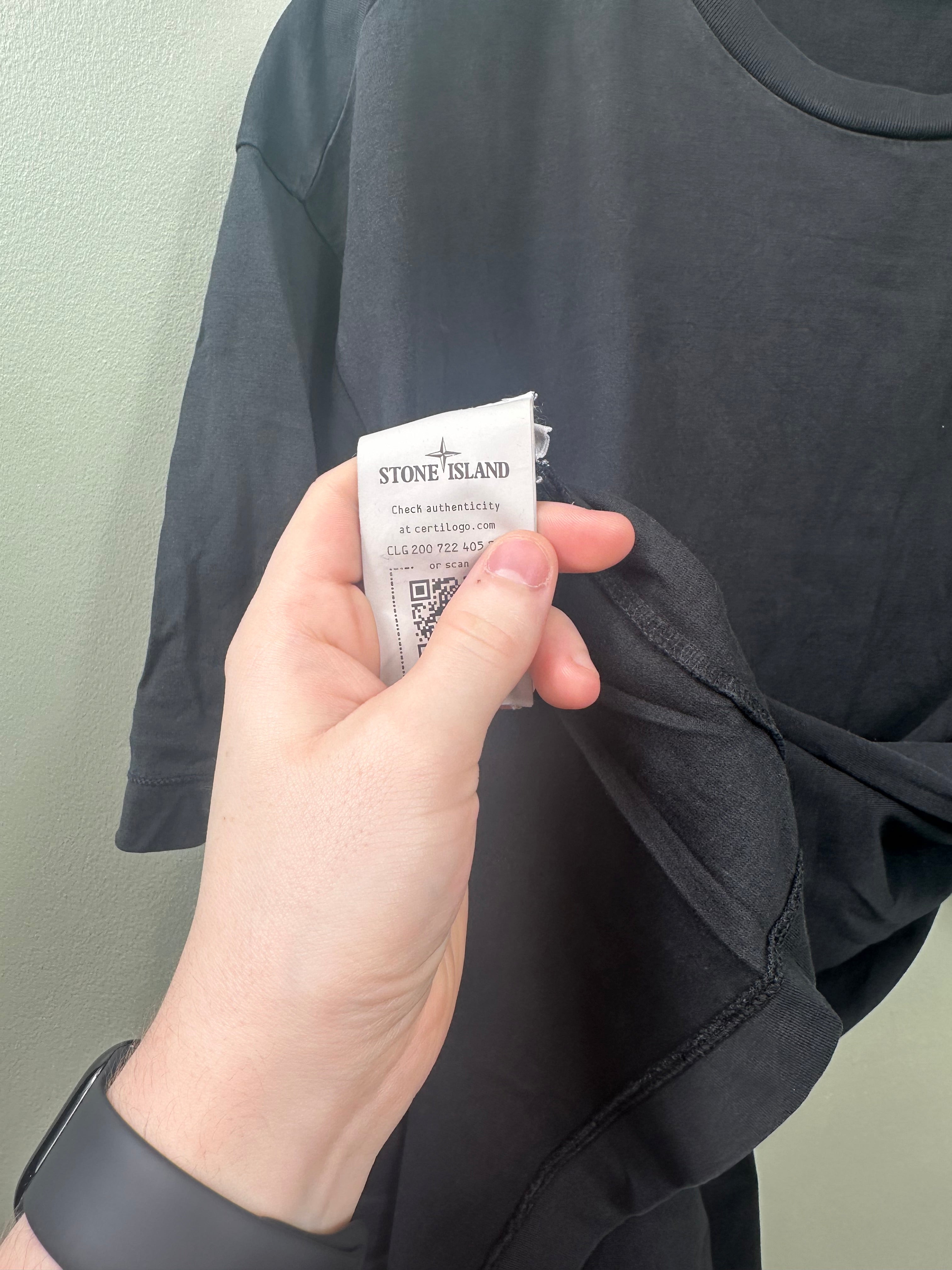 Stone Island Black Tee