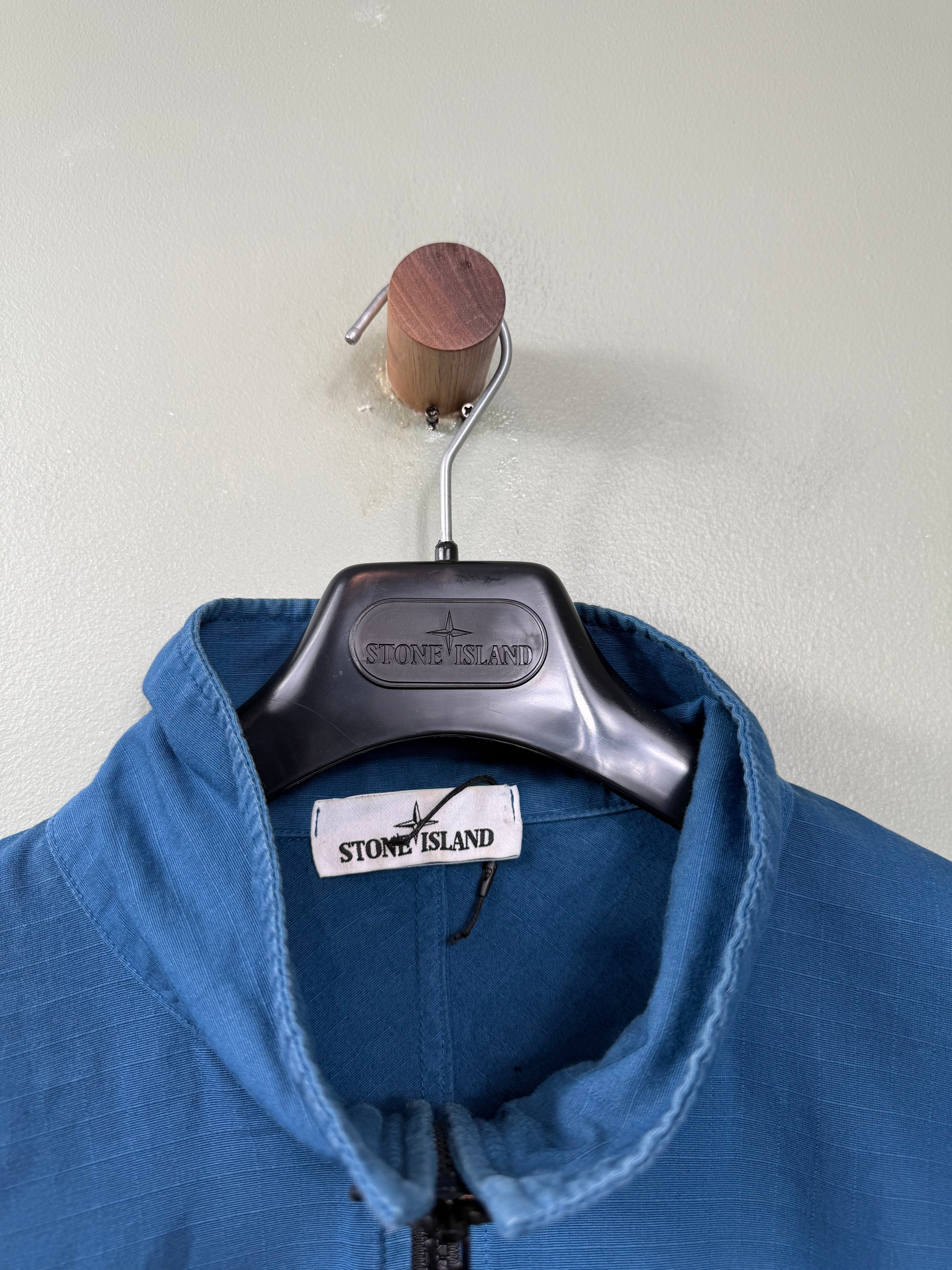 Stone Island Blue Smock Overshirt