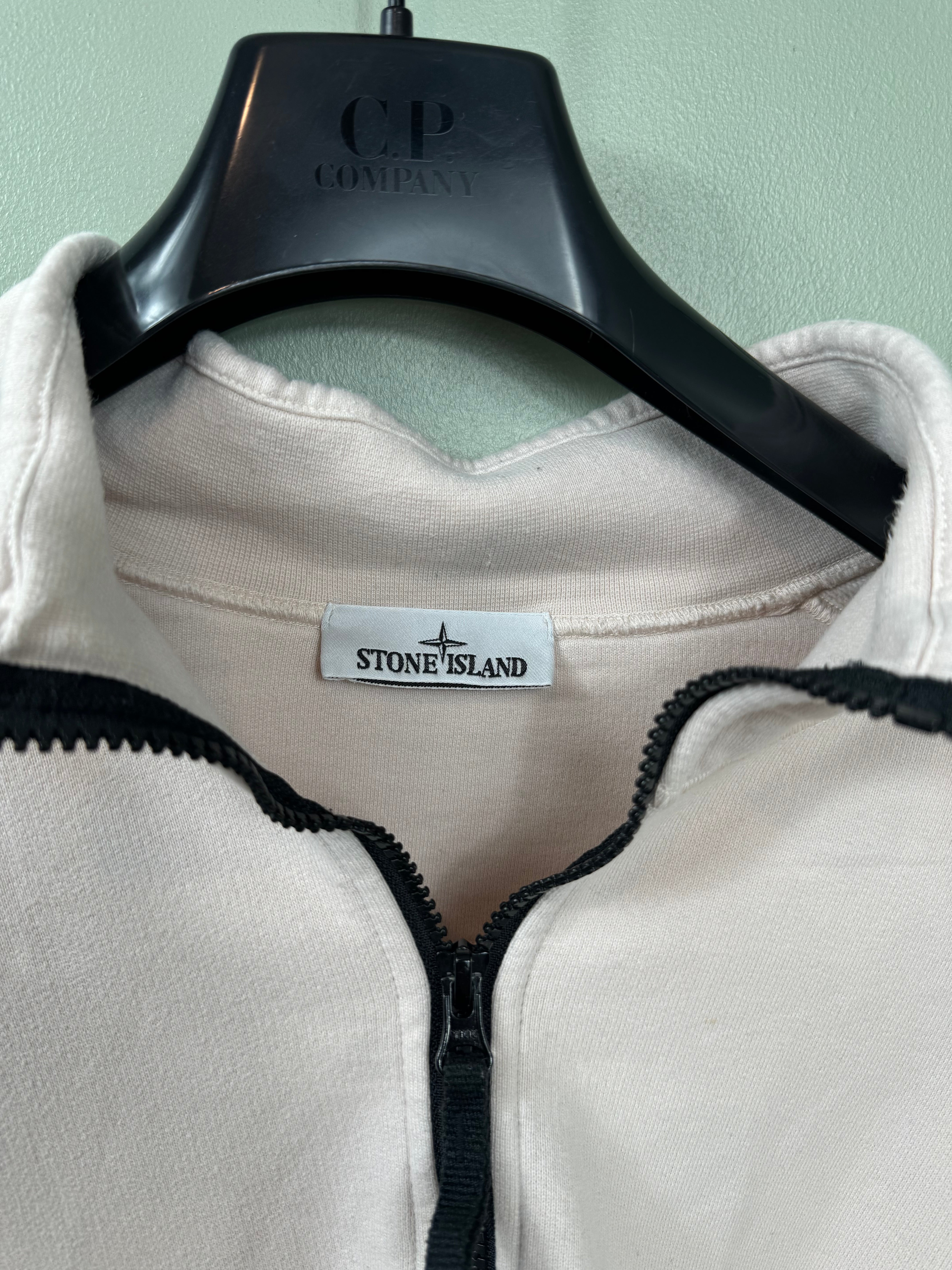 Stone Island Beige 1/4 Zip Jumper