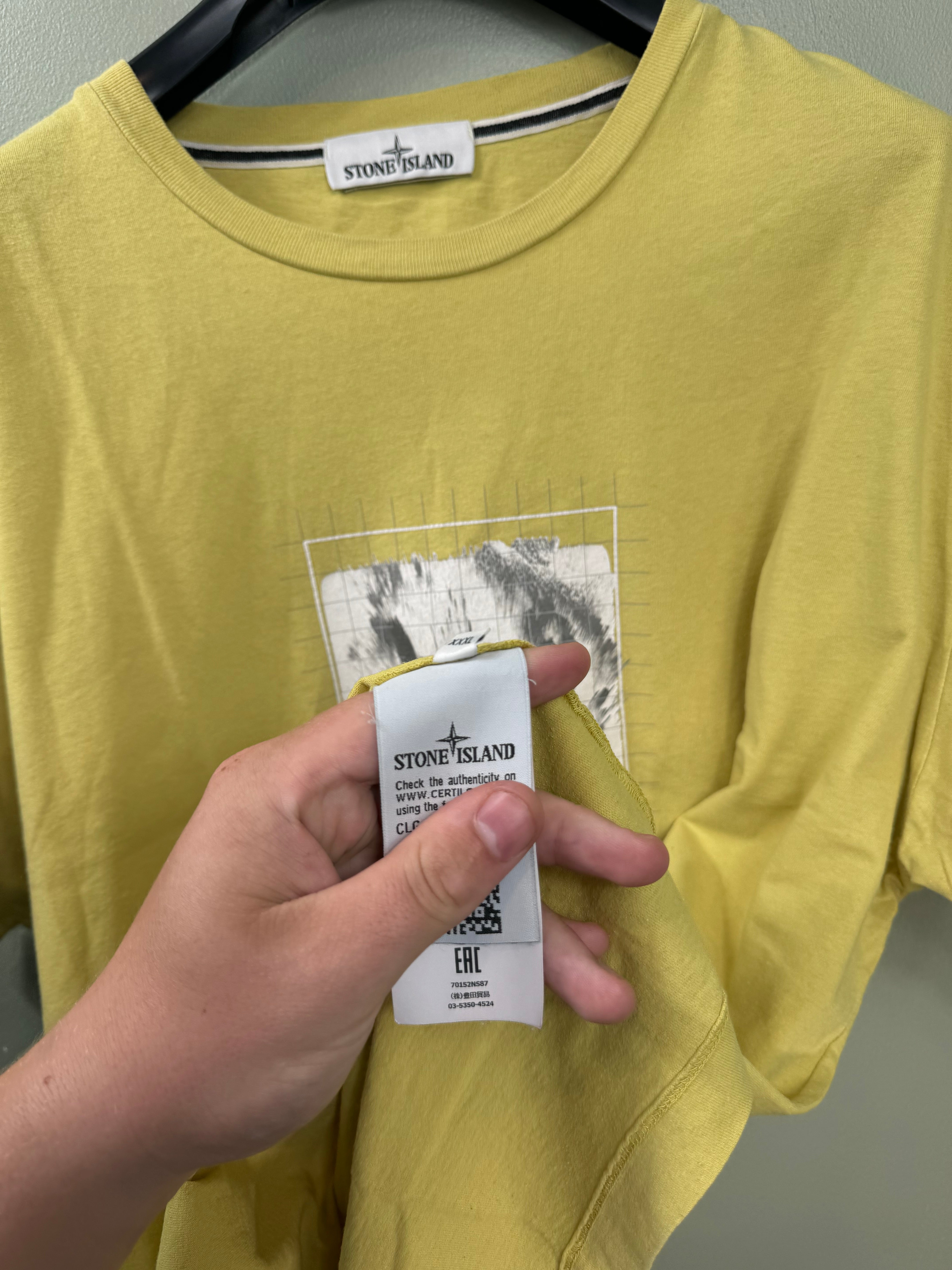 Stone Island Yellow Tee