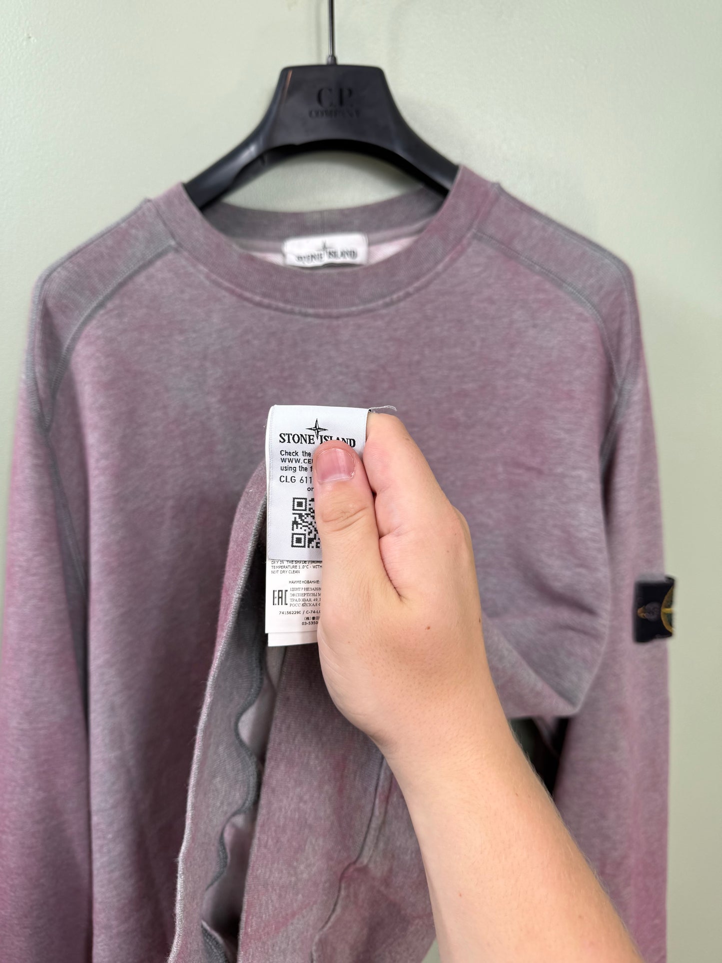 Stone Island Pink Dust Jumper
