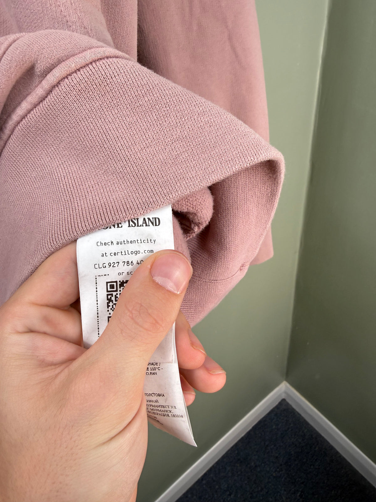 Stone Island Rose Quartz Hoodie