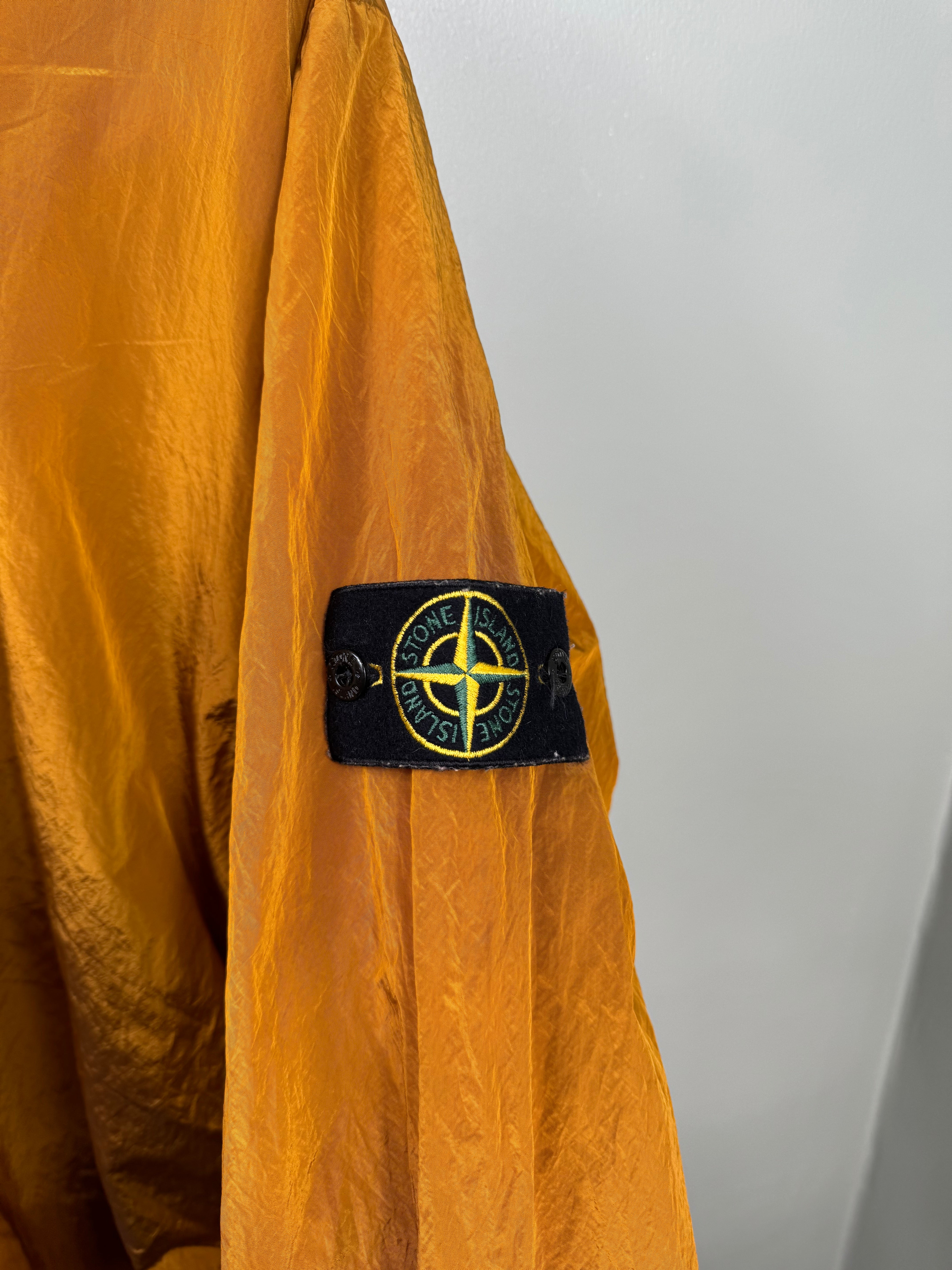 Stone Island Orange Nylon Metal Jumper
