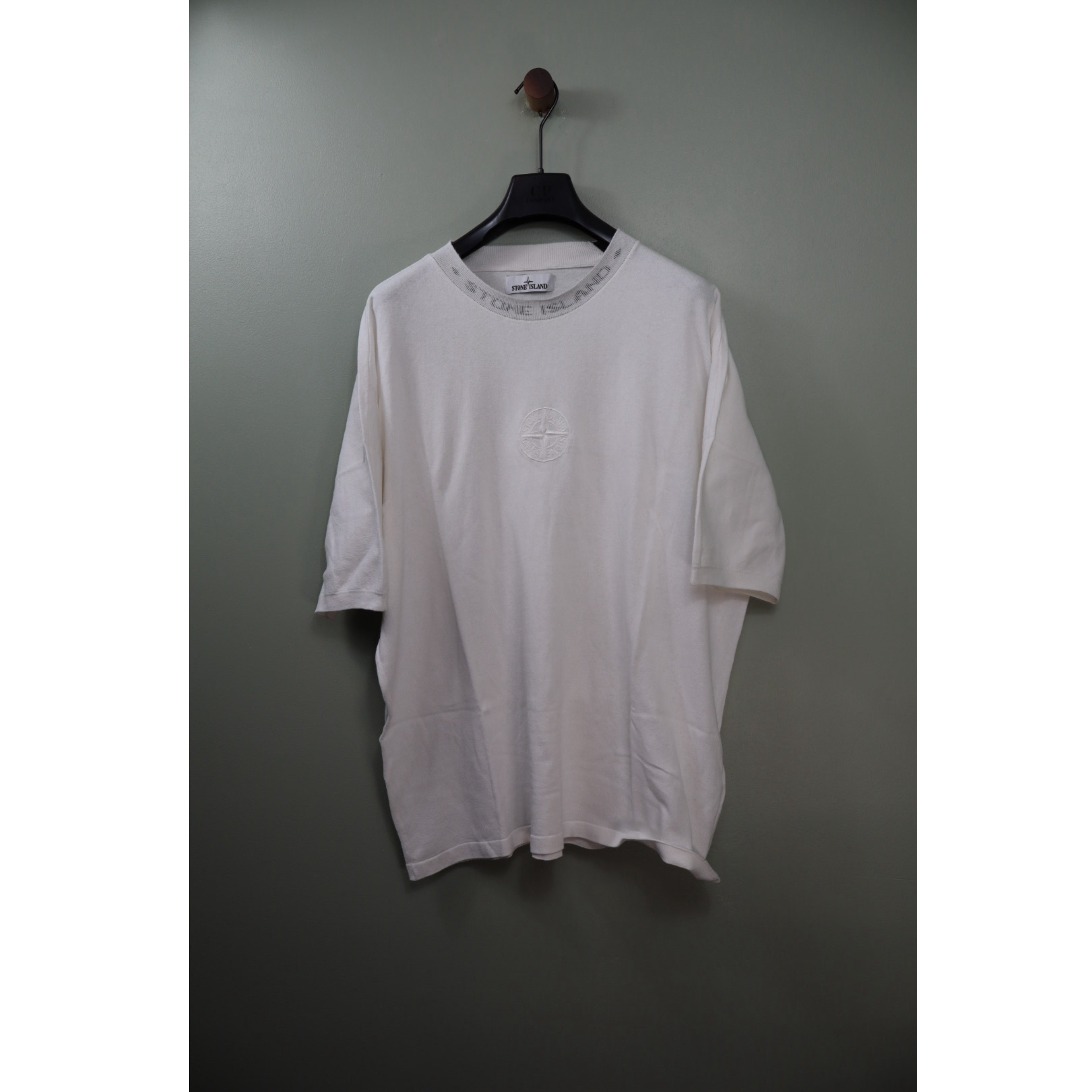Stone Island White Tee