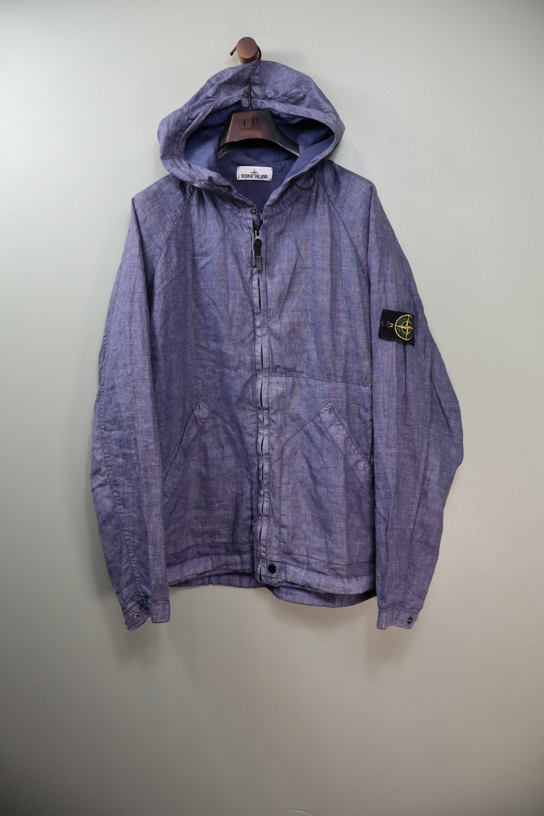 Stone Island Blue Denim Line Watro Tela Jacket