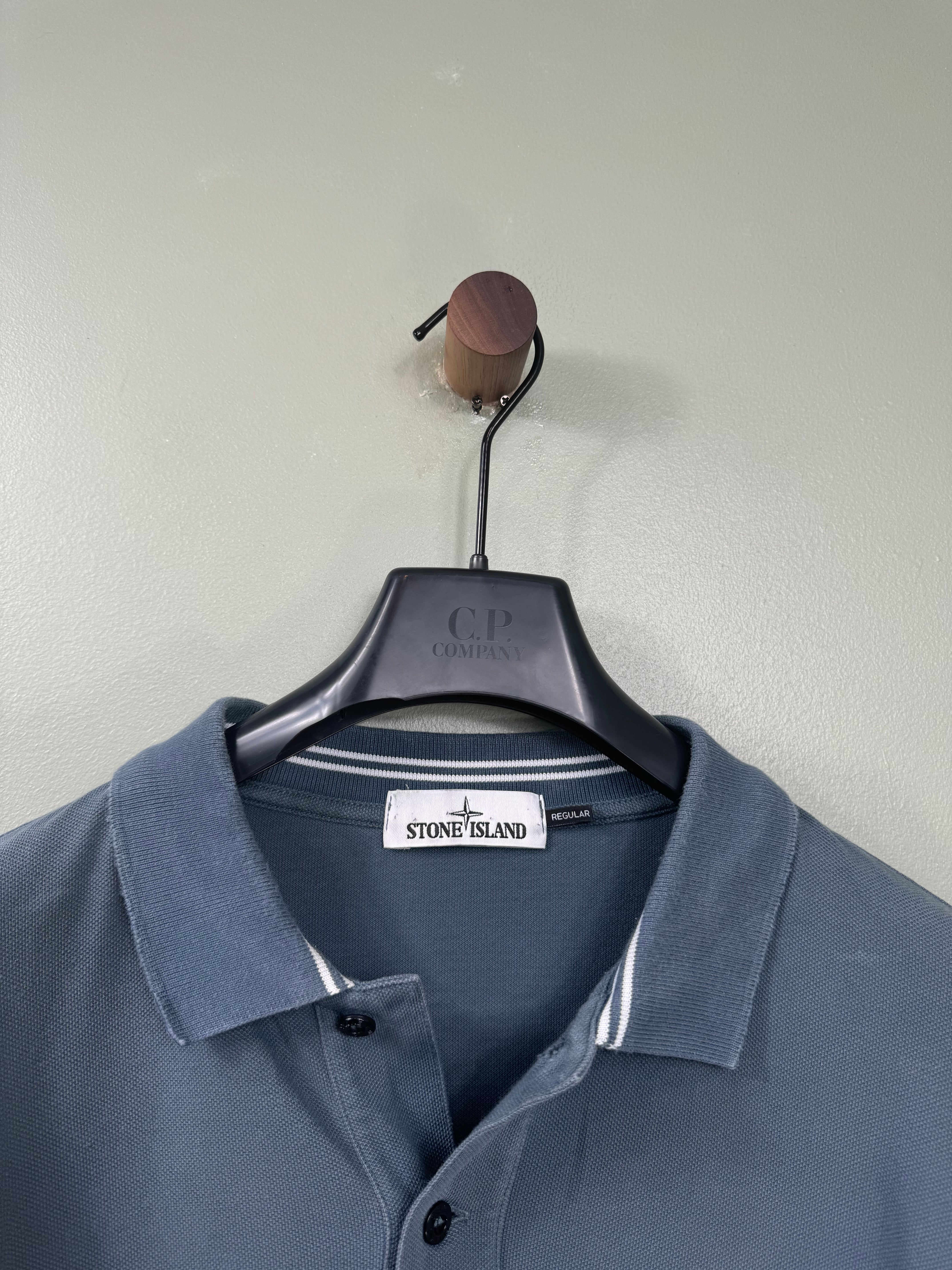 Stone Island Blue Polo