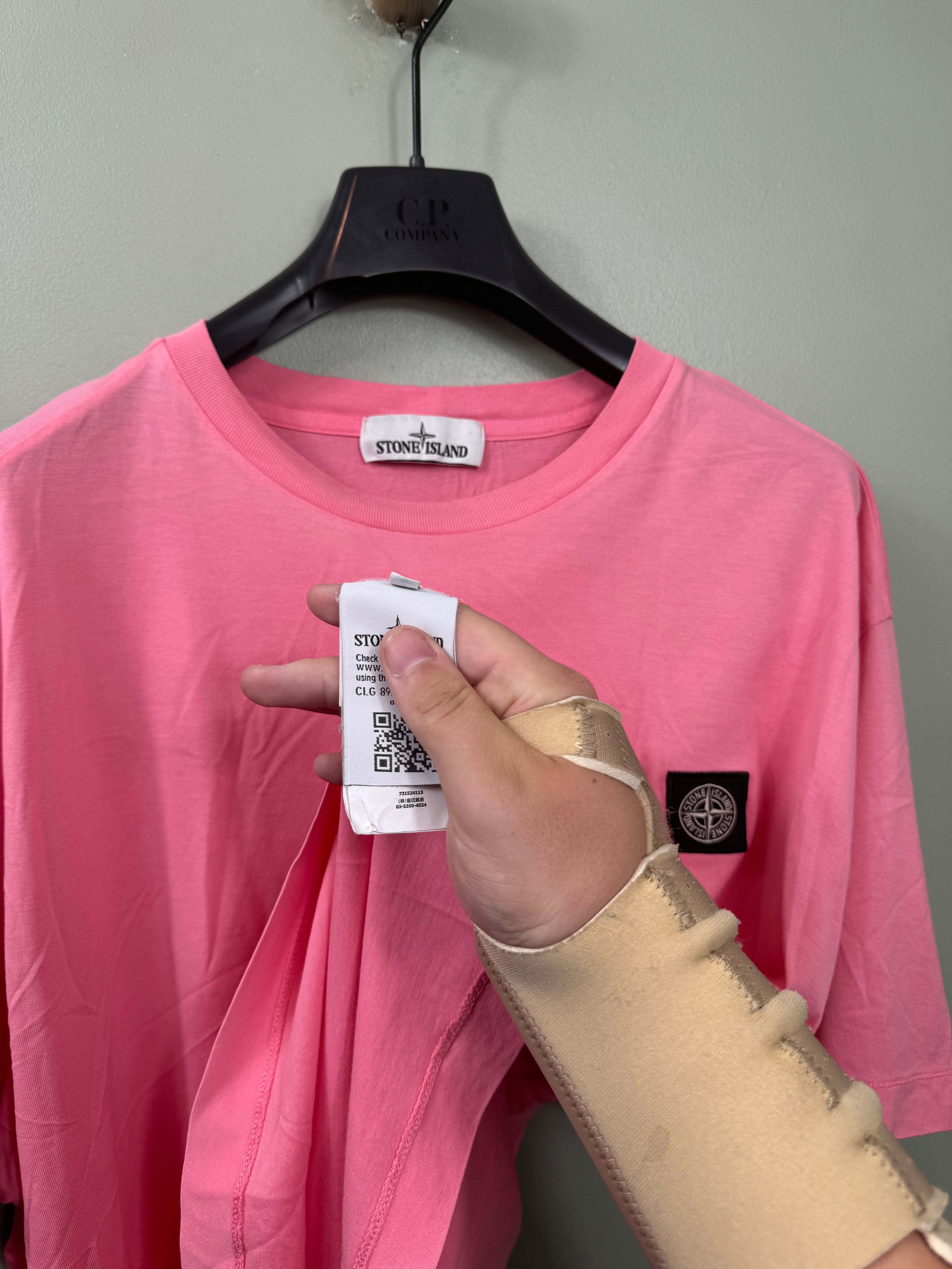 Stone Island Pink Tee