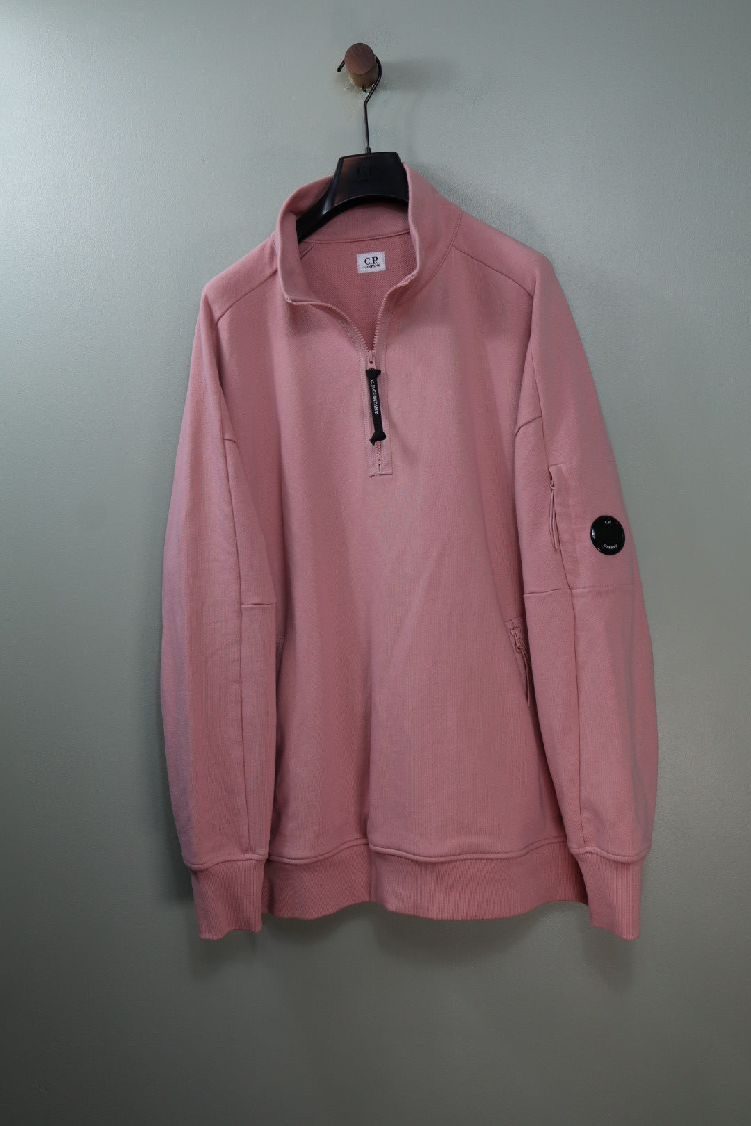 C.P. Company Pink 1/4 Zip Jumper