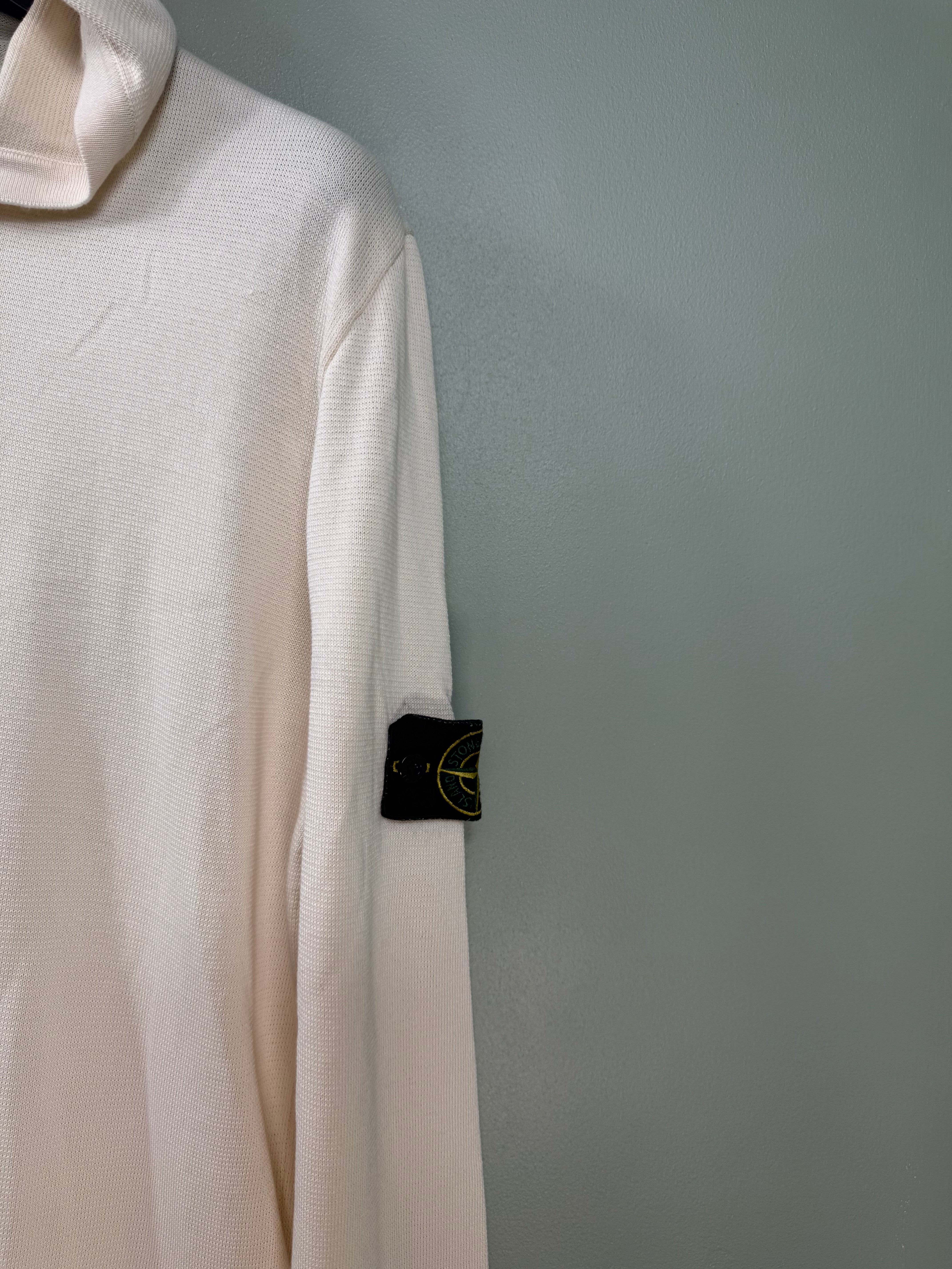 Stone Island Beige Knit Hoodie