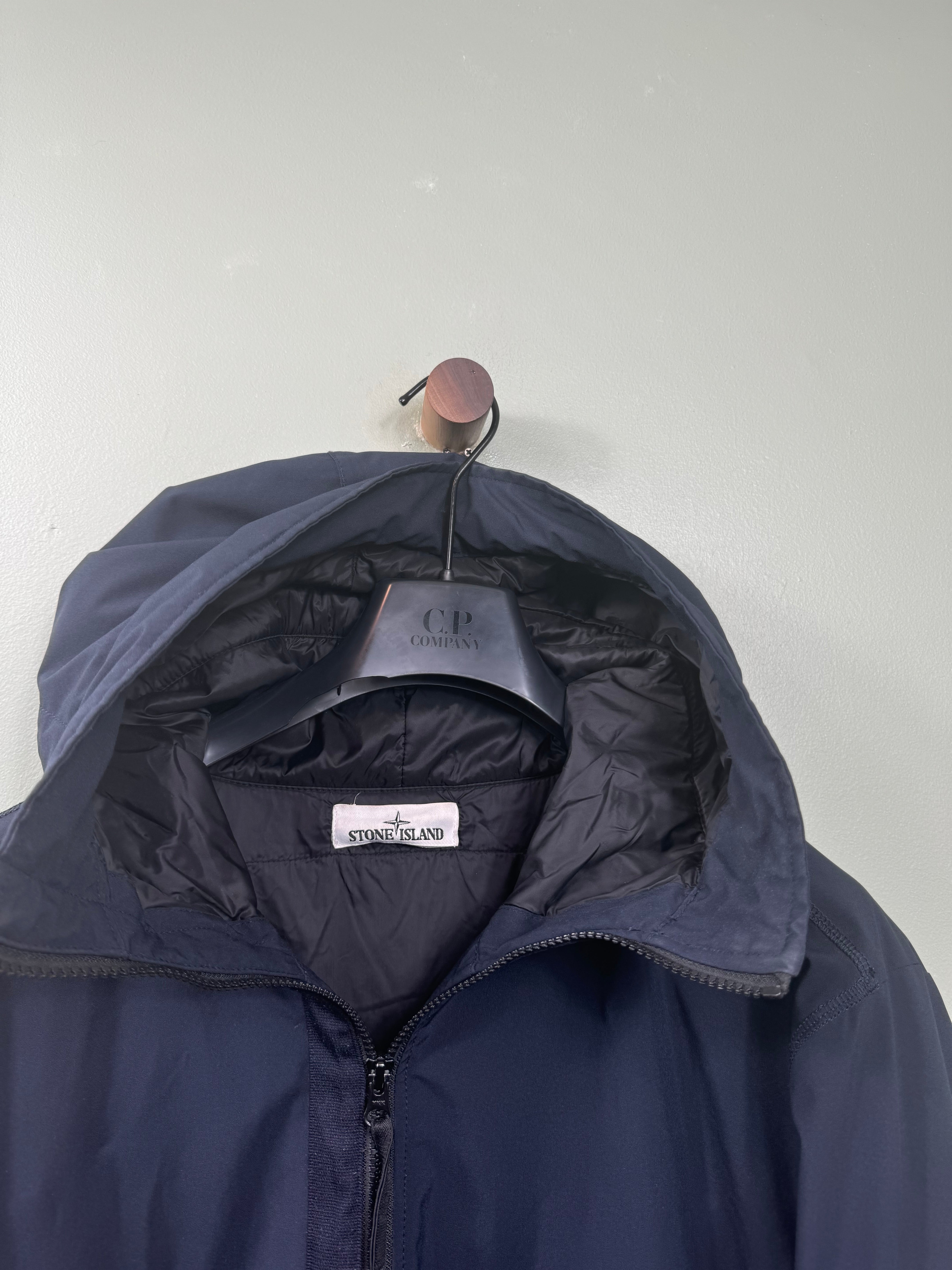 Stone Island Navy Soft Shell Jacket