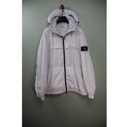 Stone Island White Crinkle Reps Jacket