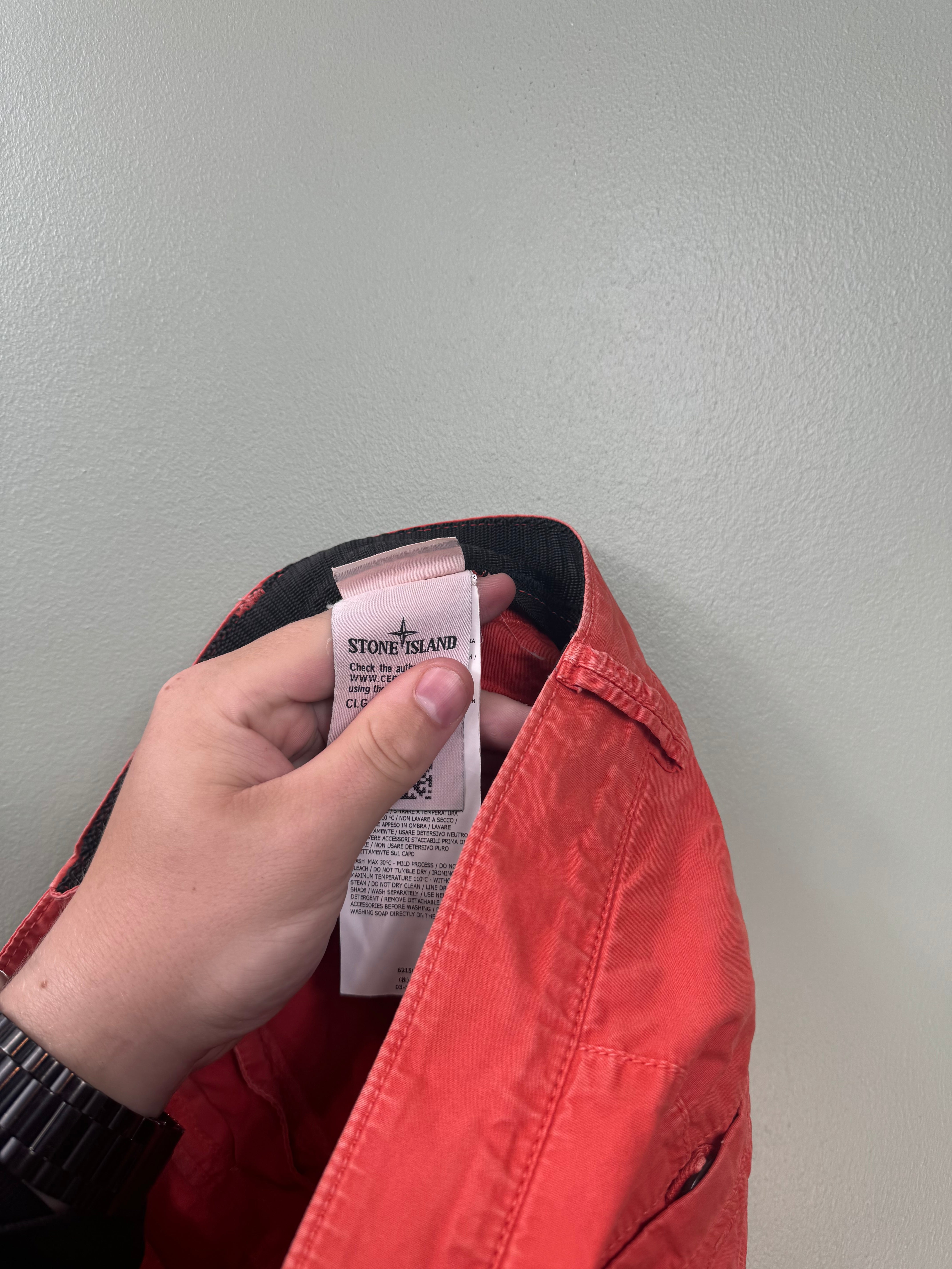 Stone Island Orange SL Cargo Shorts