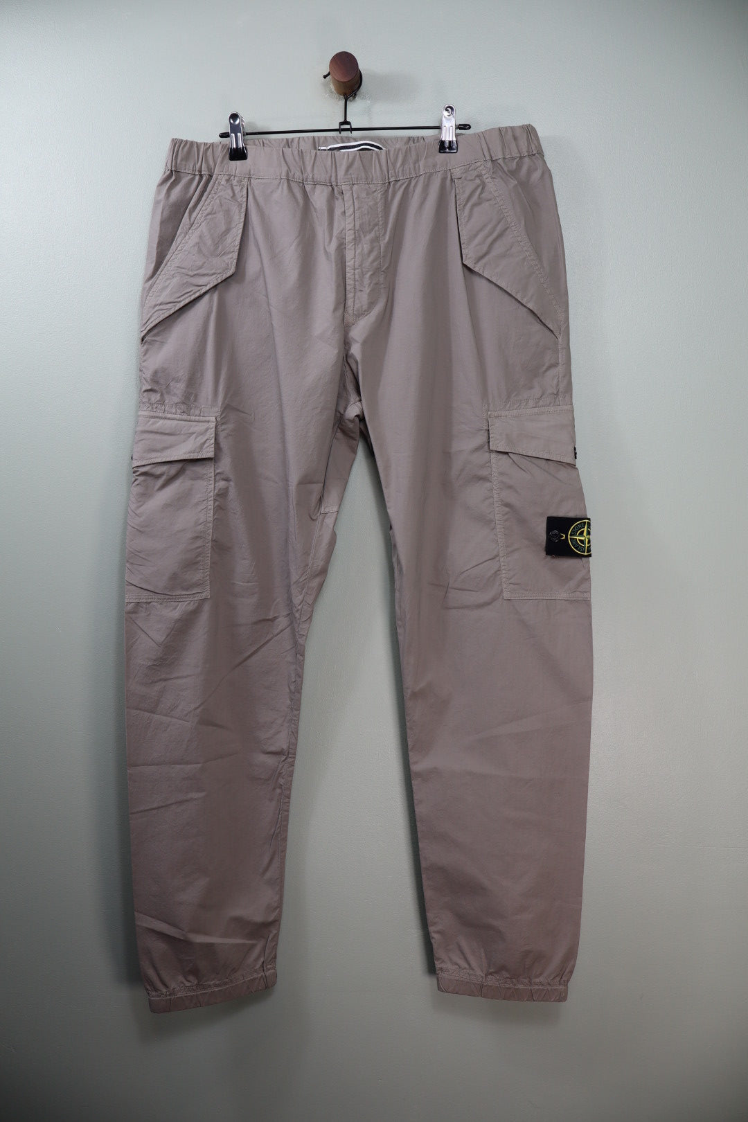 Stone Island Beige RE-T Cargo Bottoms