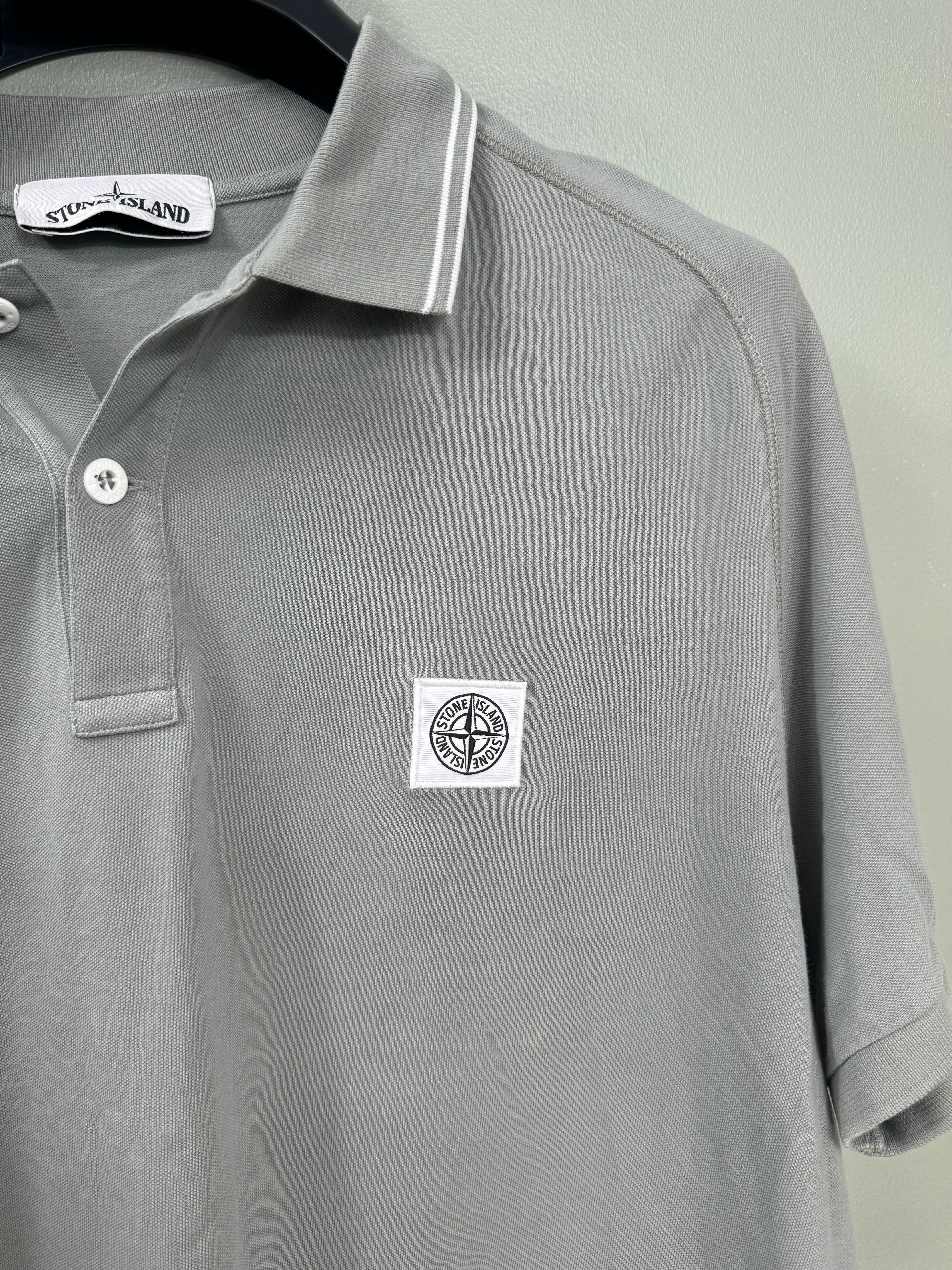 Stone Island Grey Polo