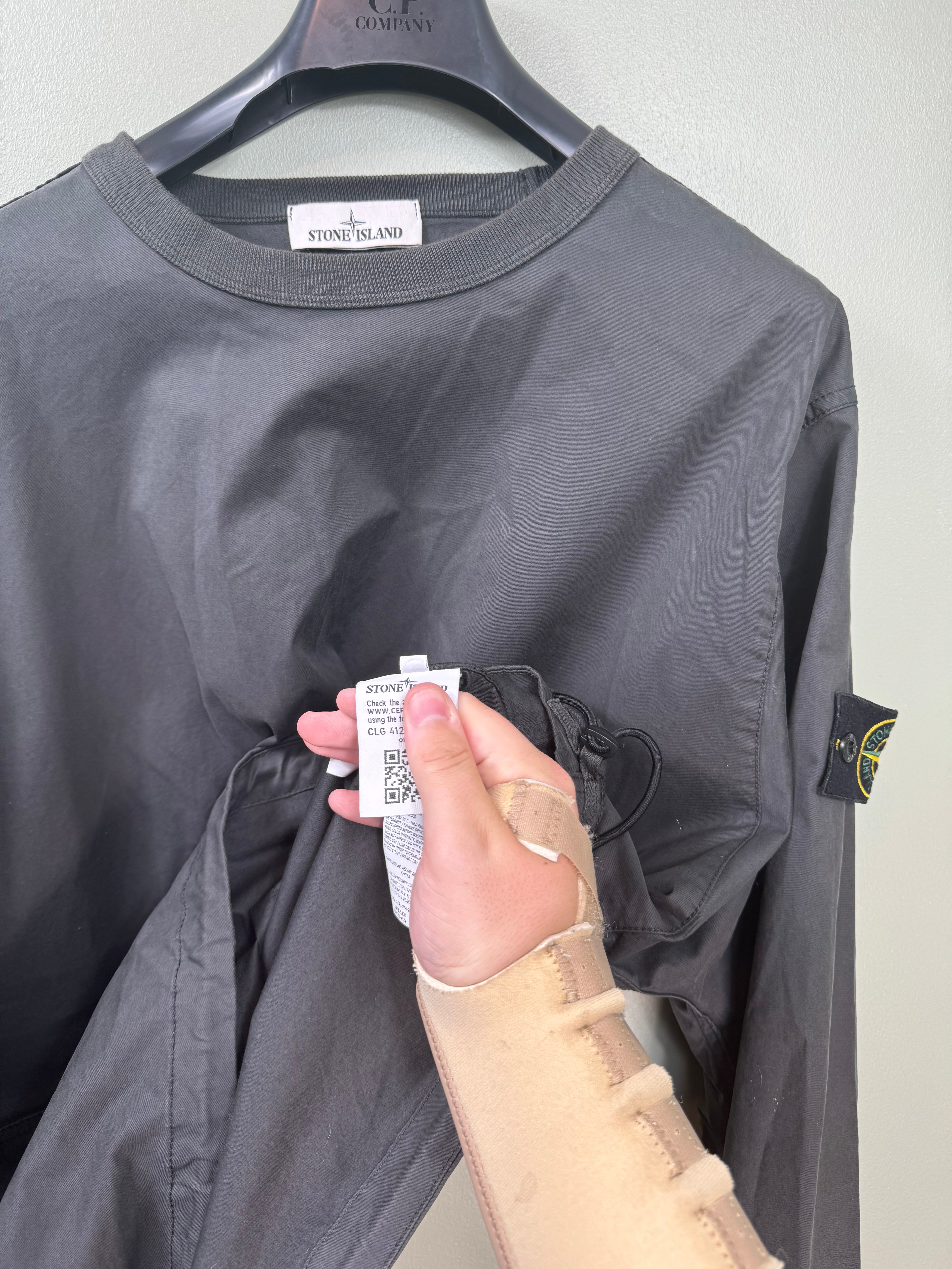 Stone Island Grey Smock Jumper