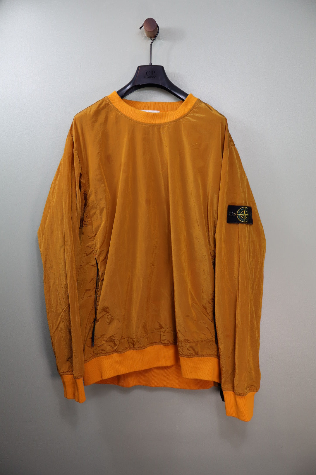 Stone Island Orange Nylon Metal Jumper