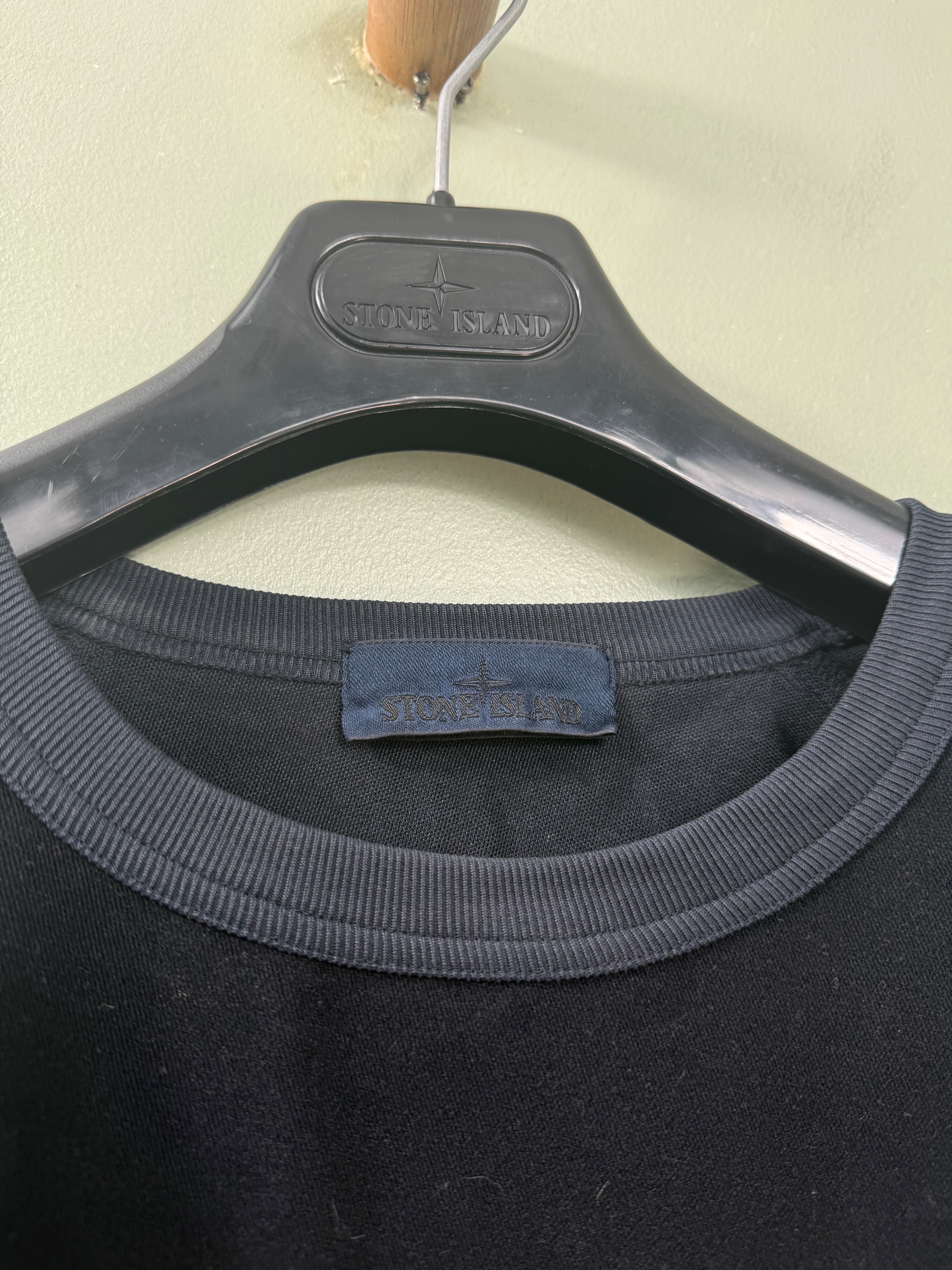 Stone Island Black Ghost Moleskin Jumper