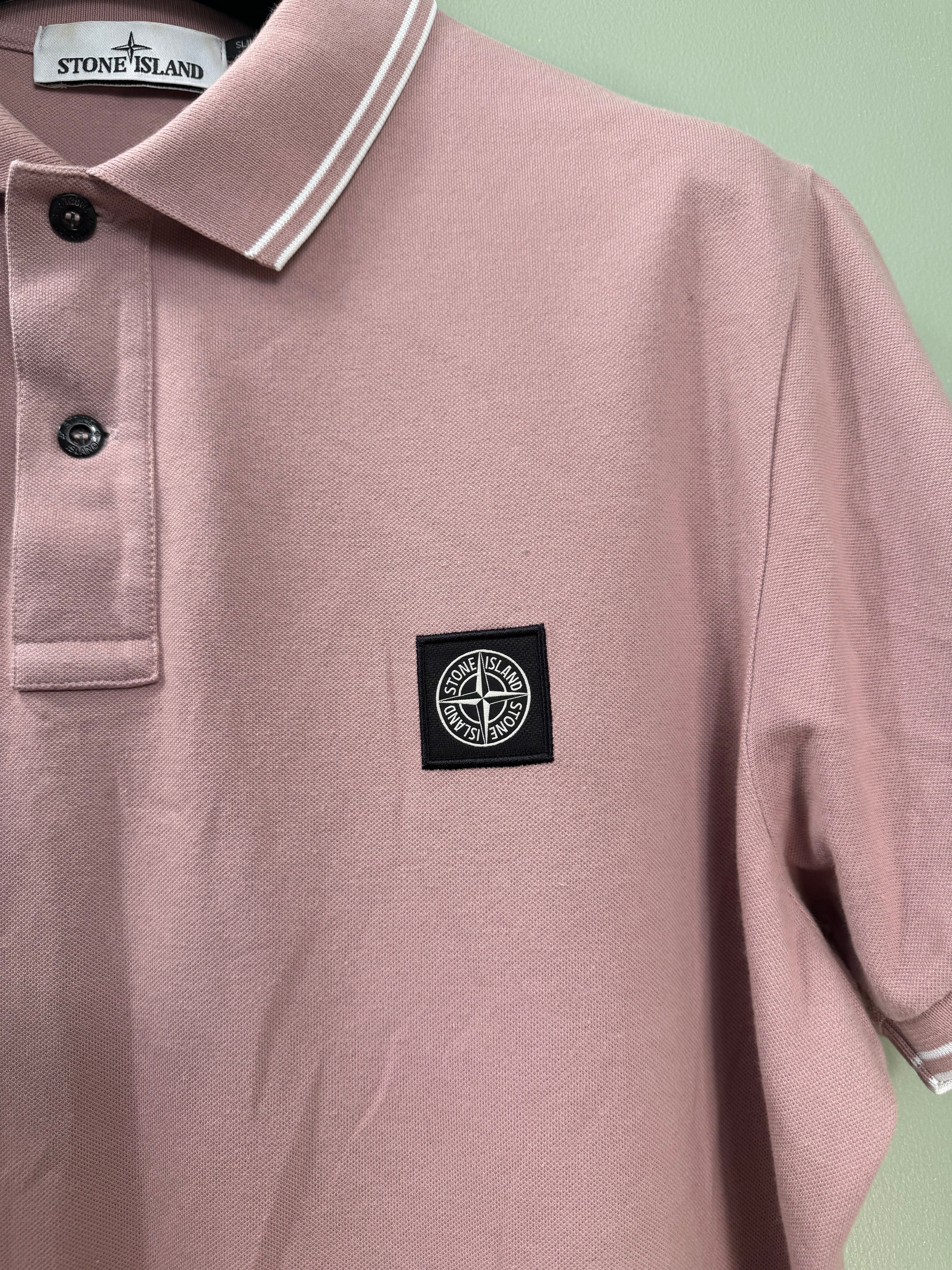 Stone Island Pink Polo