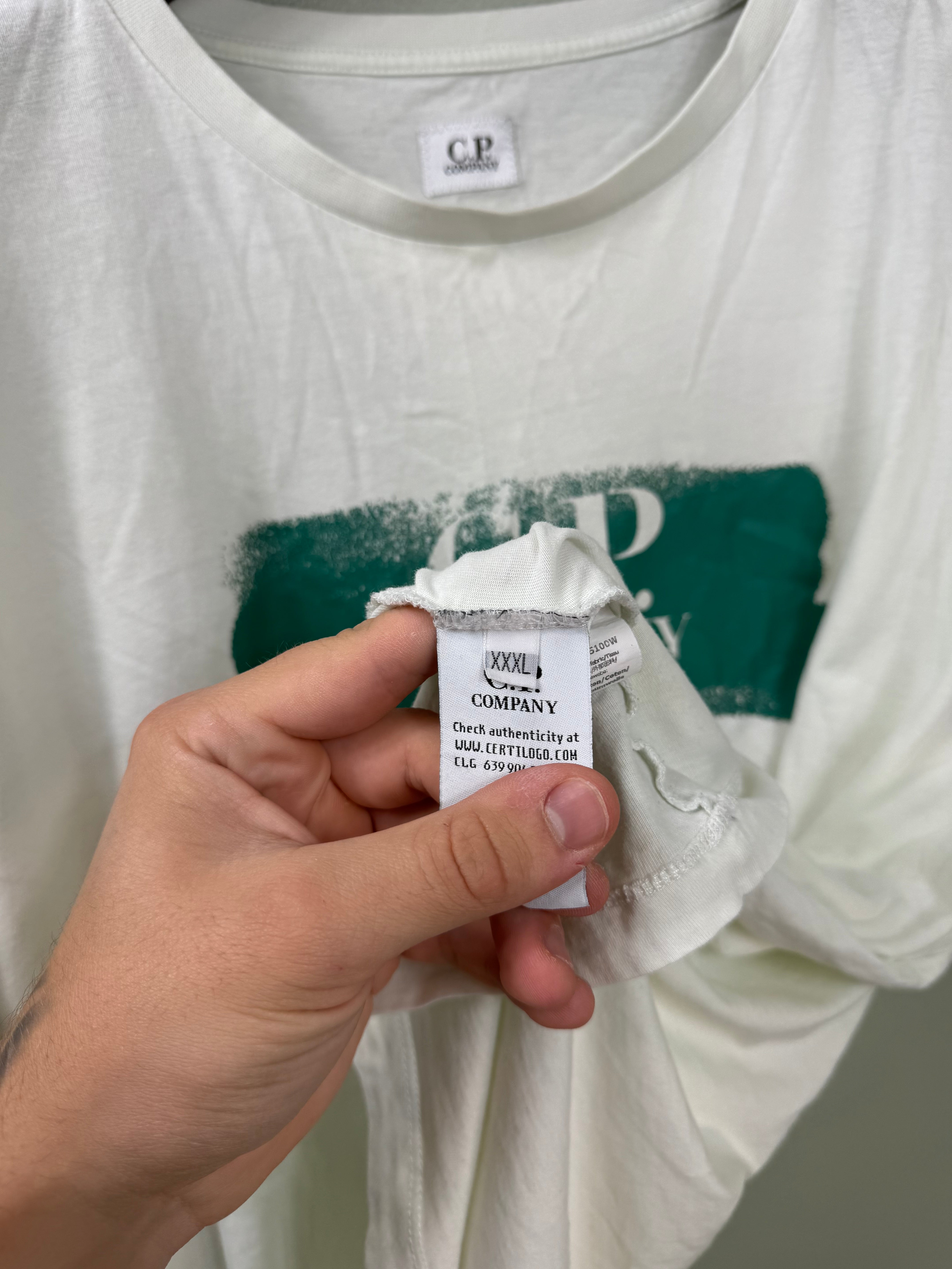 C.P. Company White T-Shirt