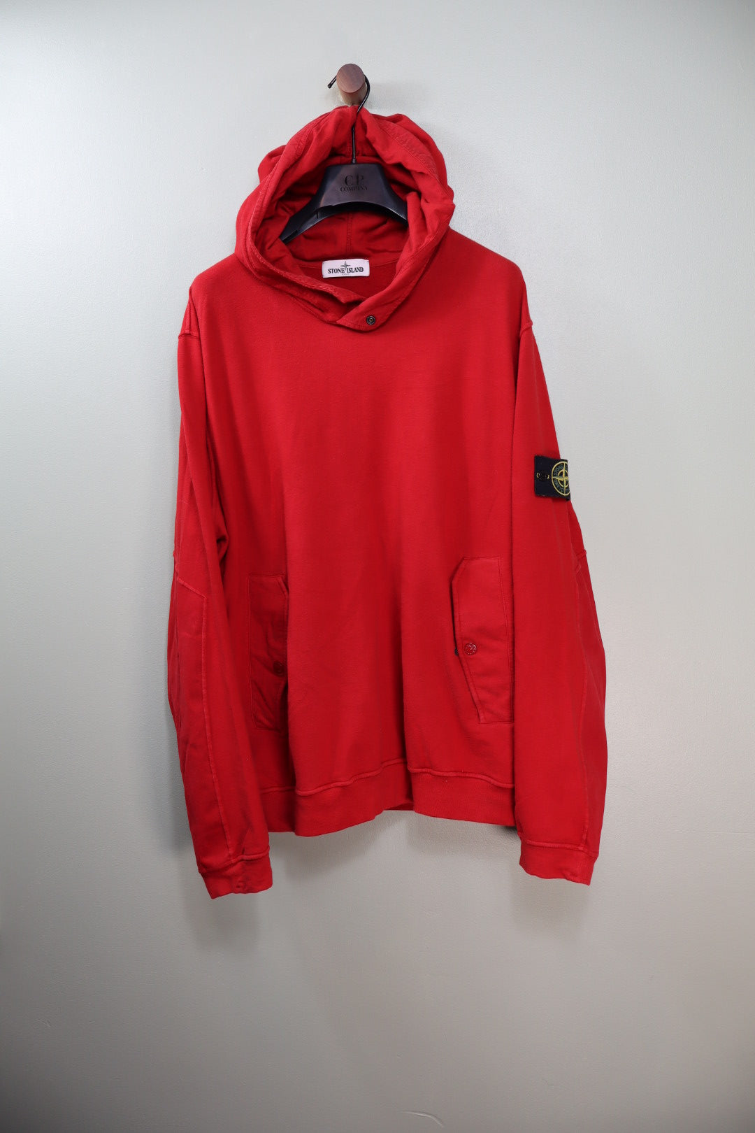 Stone Island Red Hoodie
