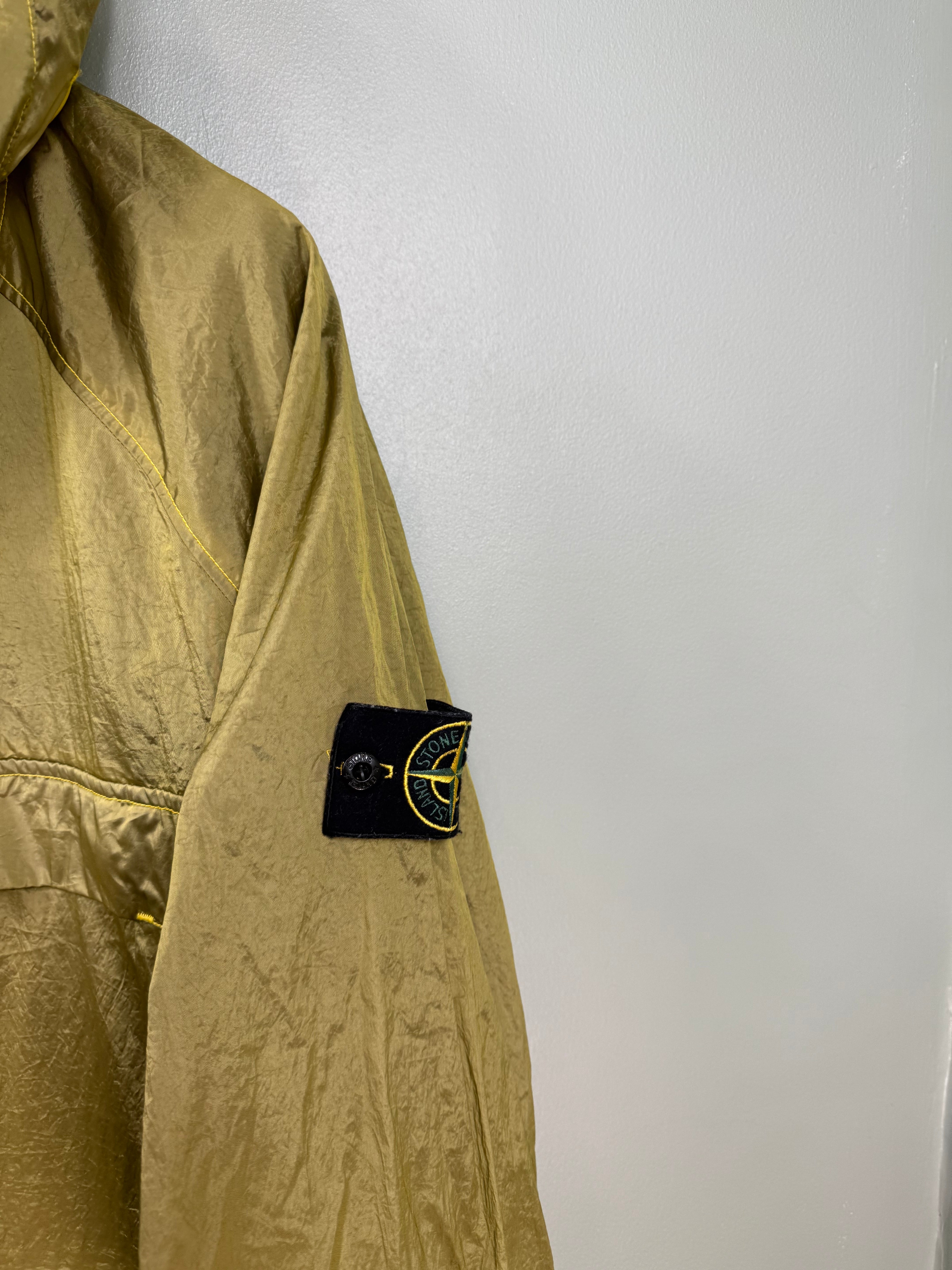 Stone Island Yellow Nylon Metal Smock