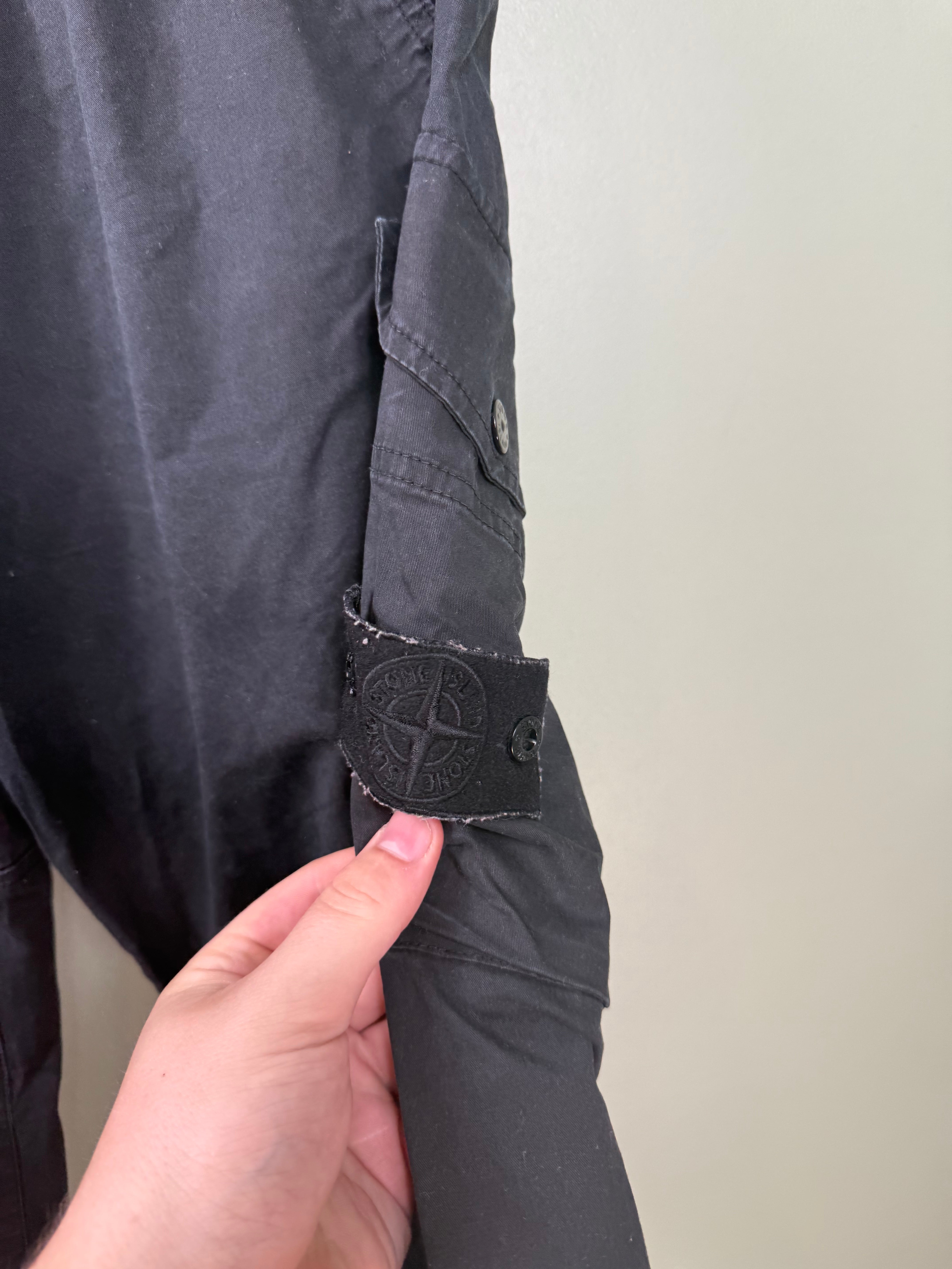 Stone Island Black Ghost RE-T Cargo Bottoms