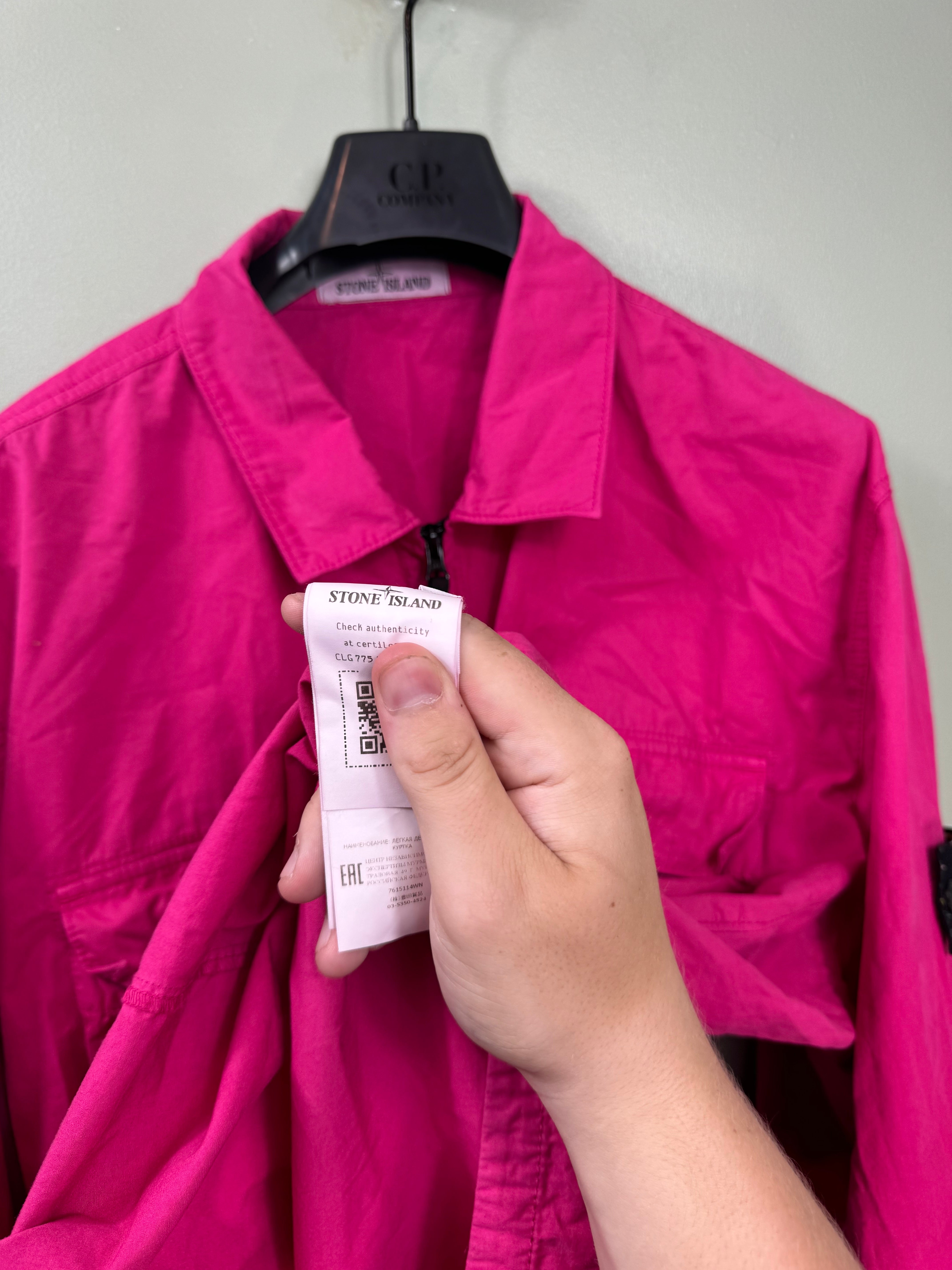 Stone Island Pink Overshirt