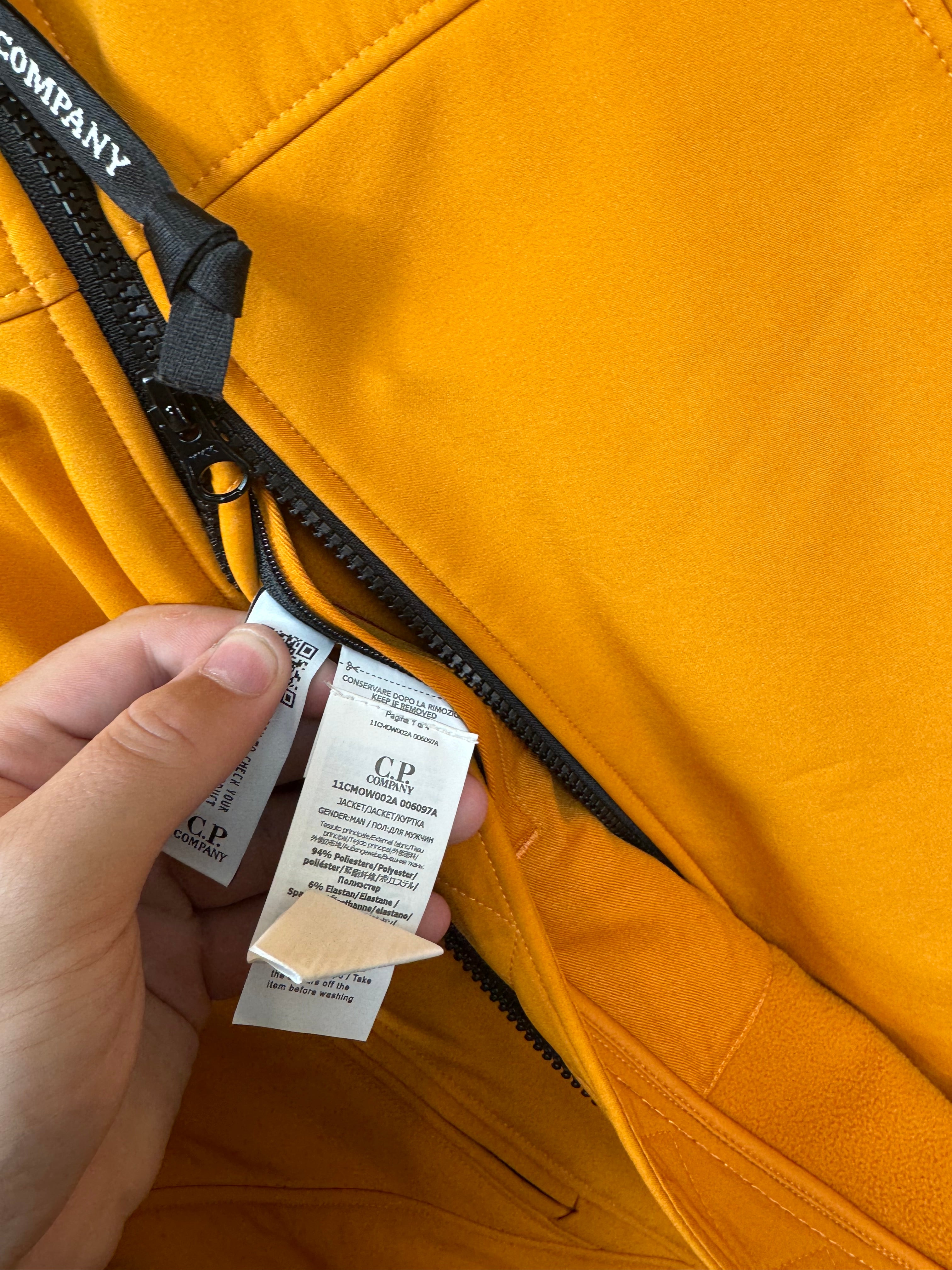 CP Company Orange Soft Shell Jacket