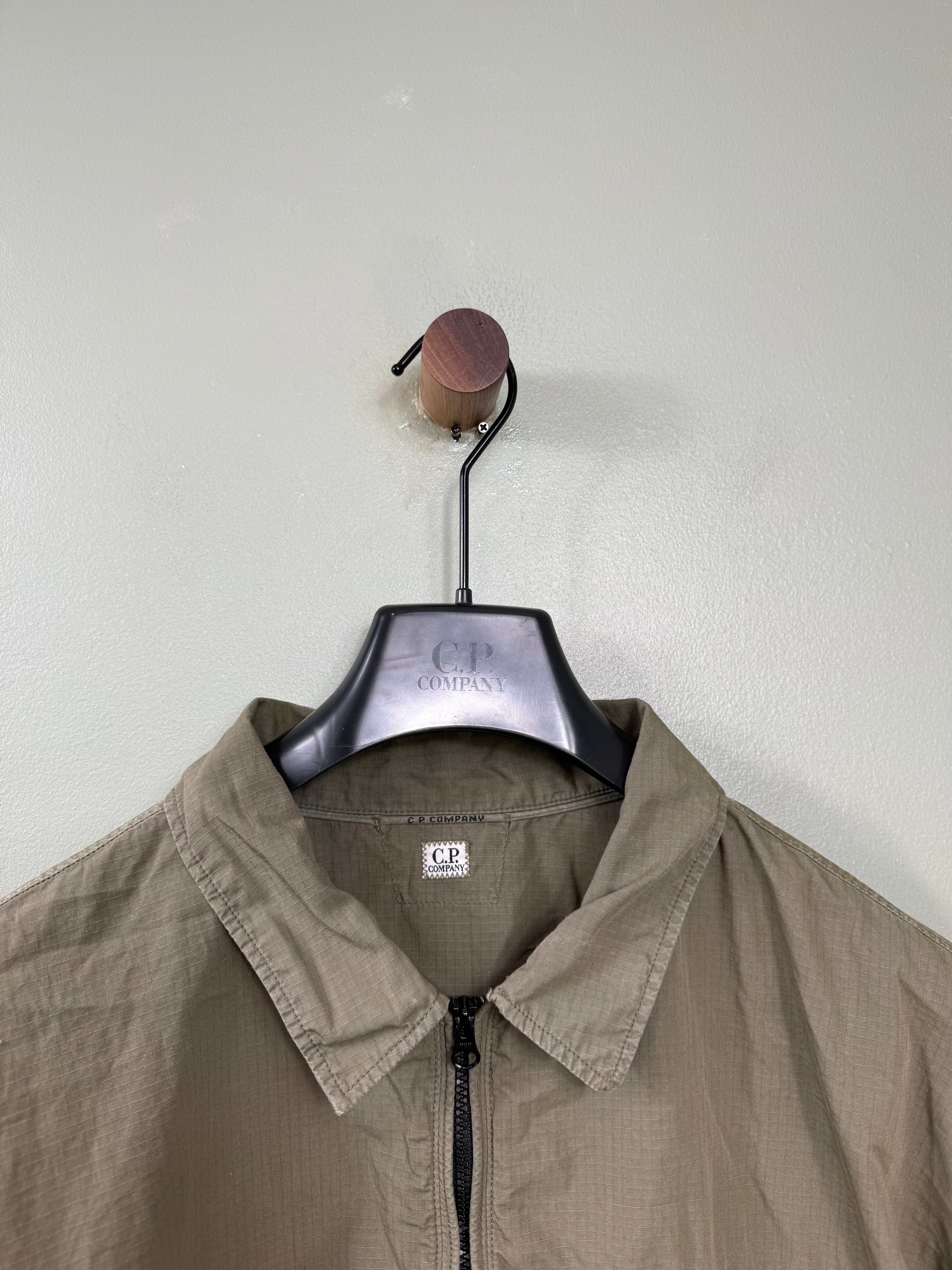 C.P. Company Khaki 1/4 Zip Overshirt