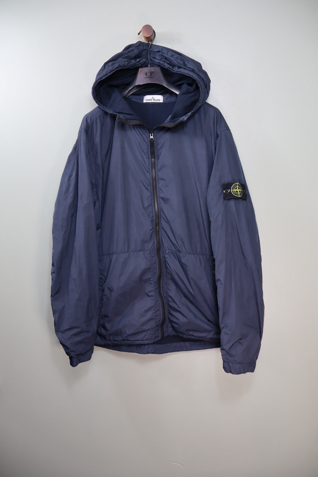 Stone Island Navy Crinkle Reps Jacket
