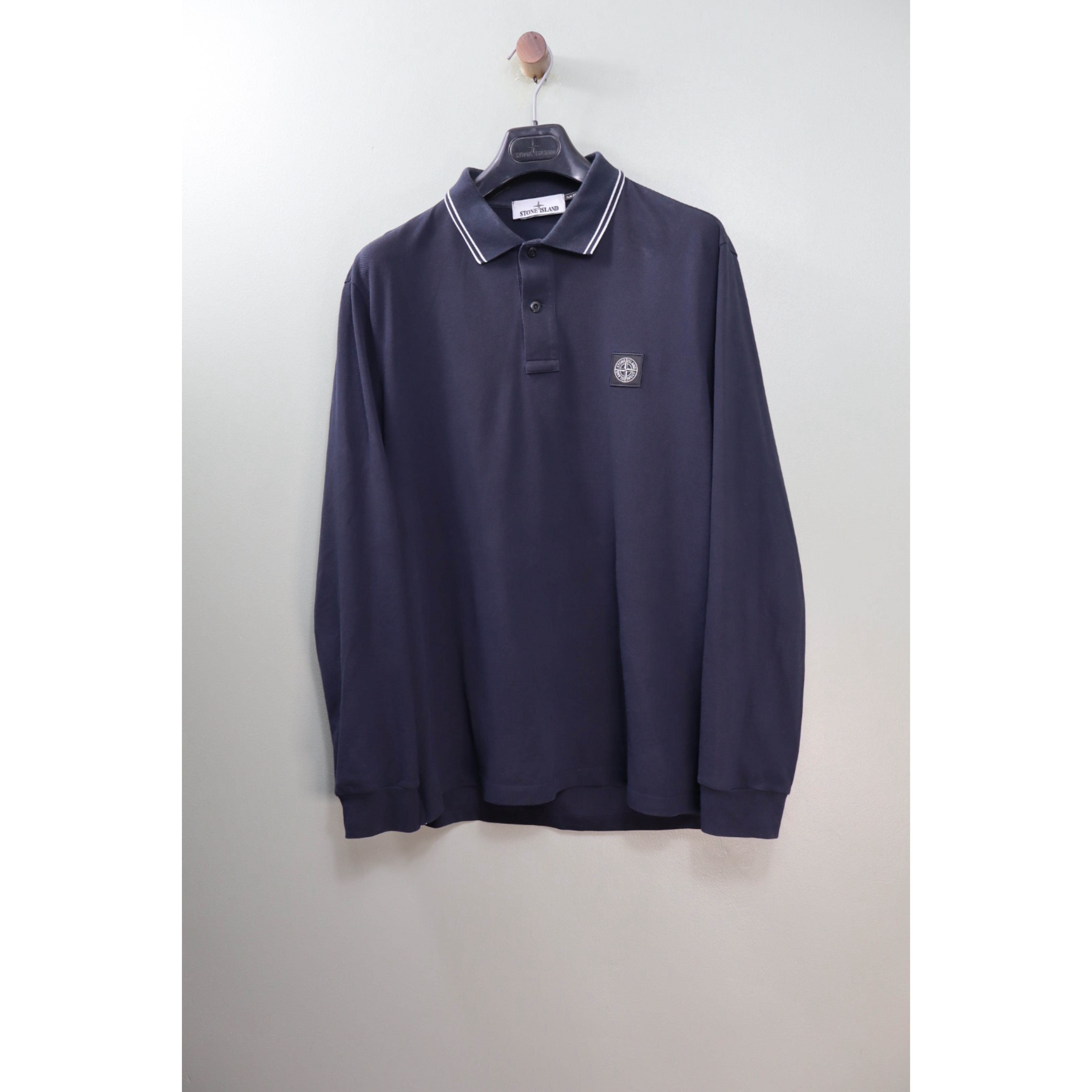 Stone Island Navy Slim Fit Polo