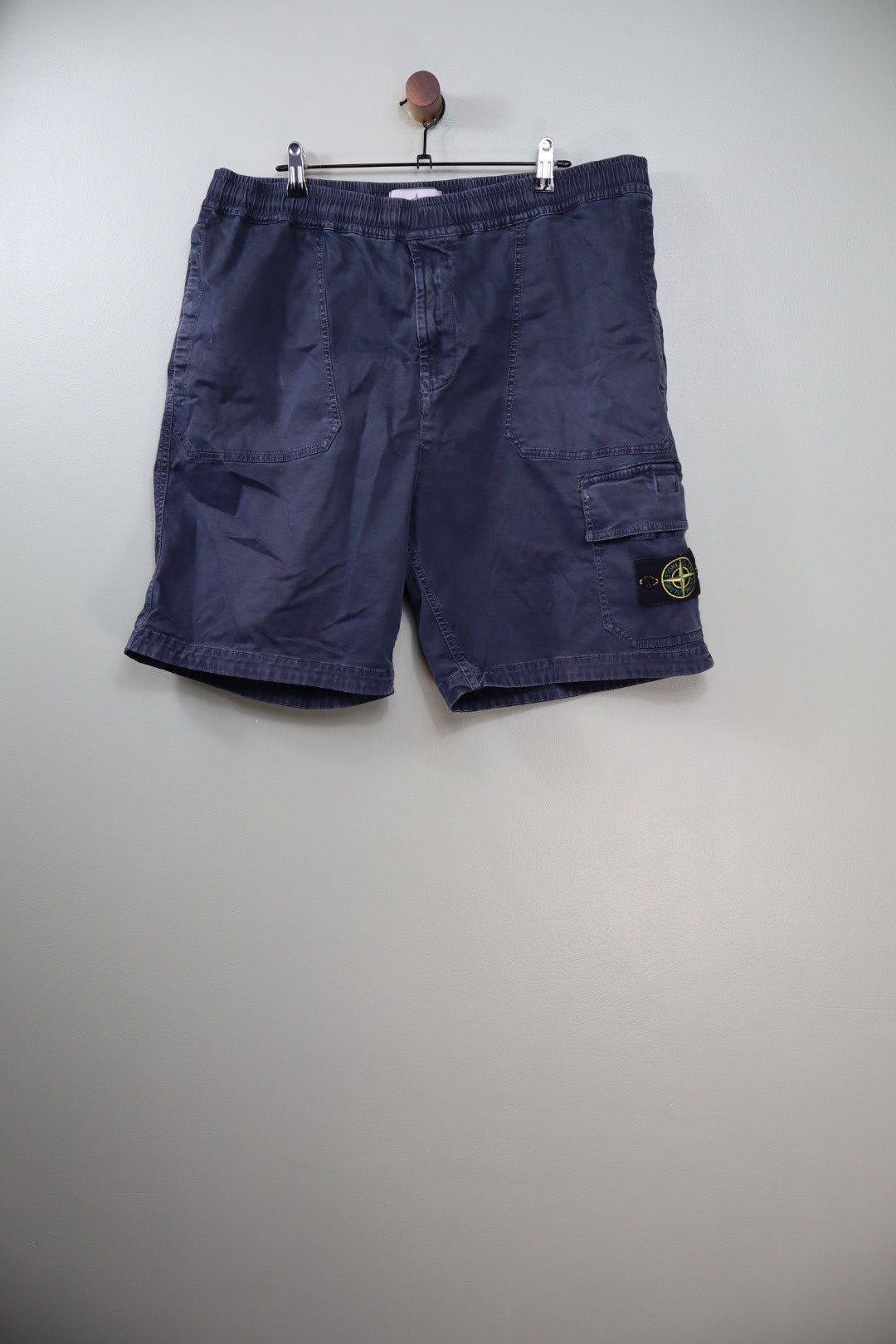 Stone Island Navy CO Cargo Shorts