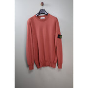 Stone Island Orange Knit Jumper